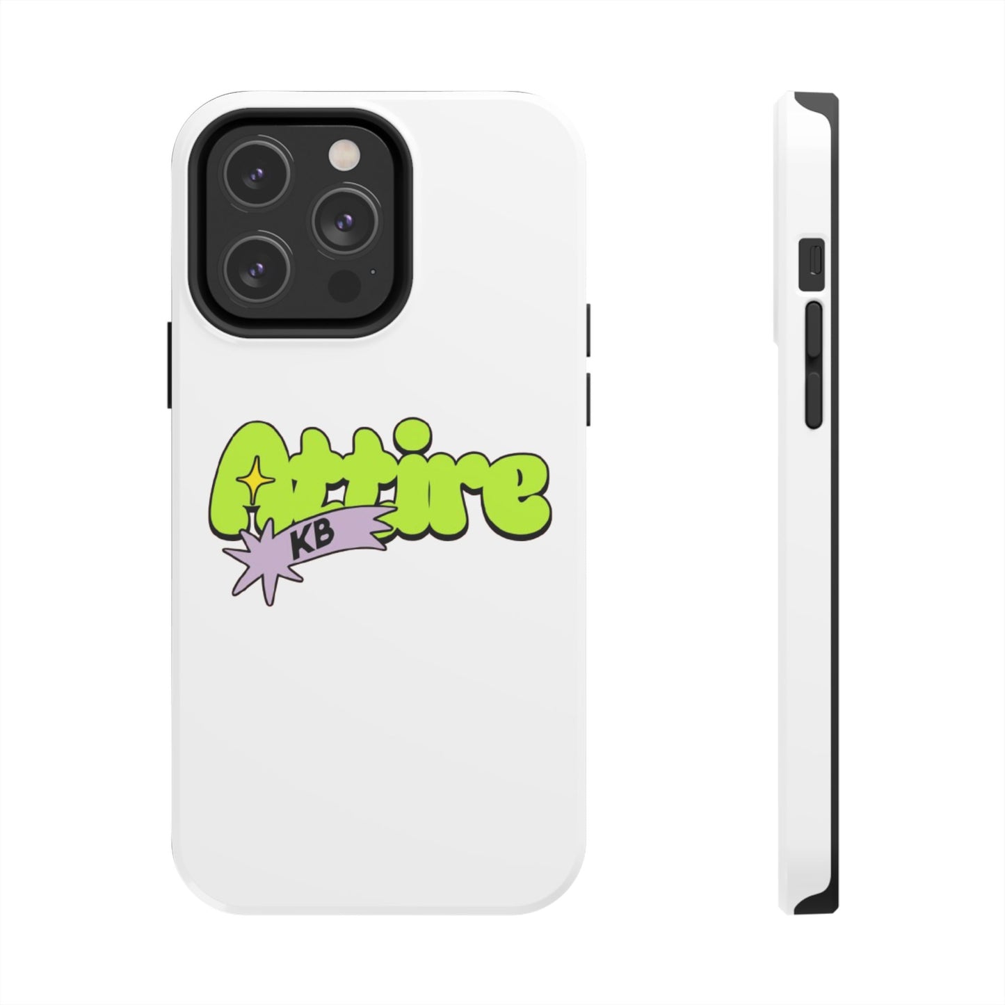 KB Attire Cartoon Phone Case (White)