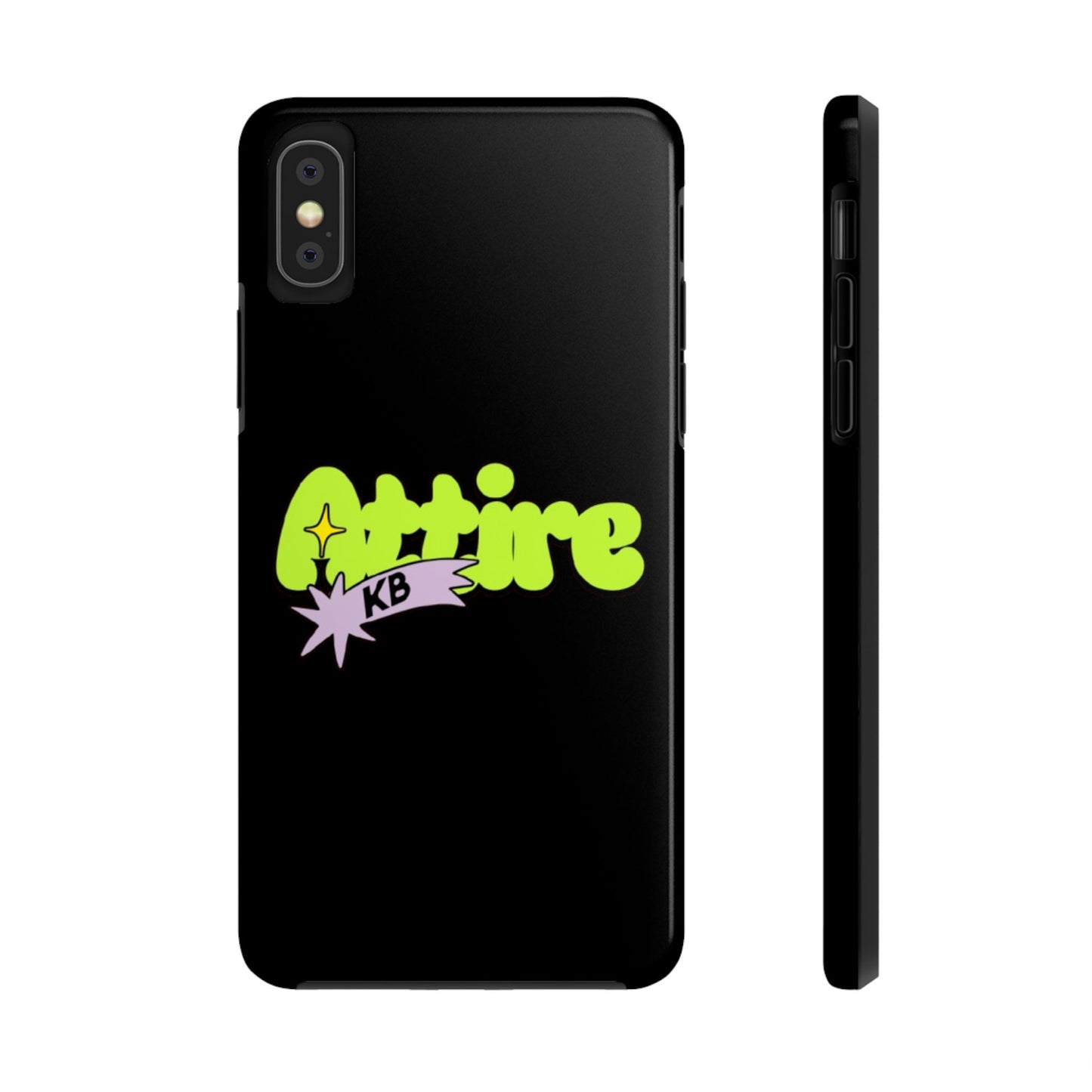 KB Attire Cartoon Phone Case (Black)
