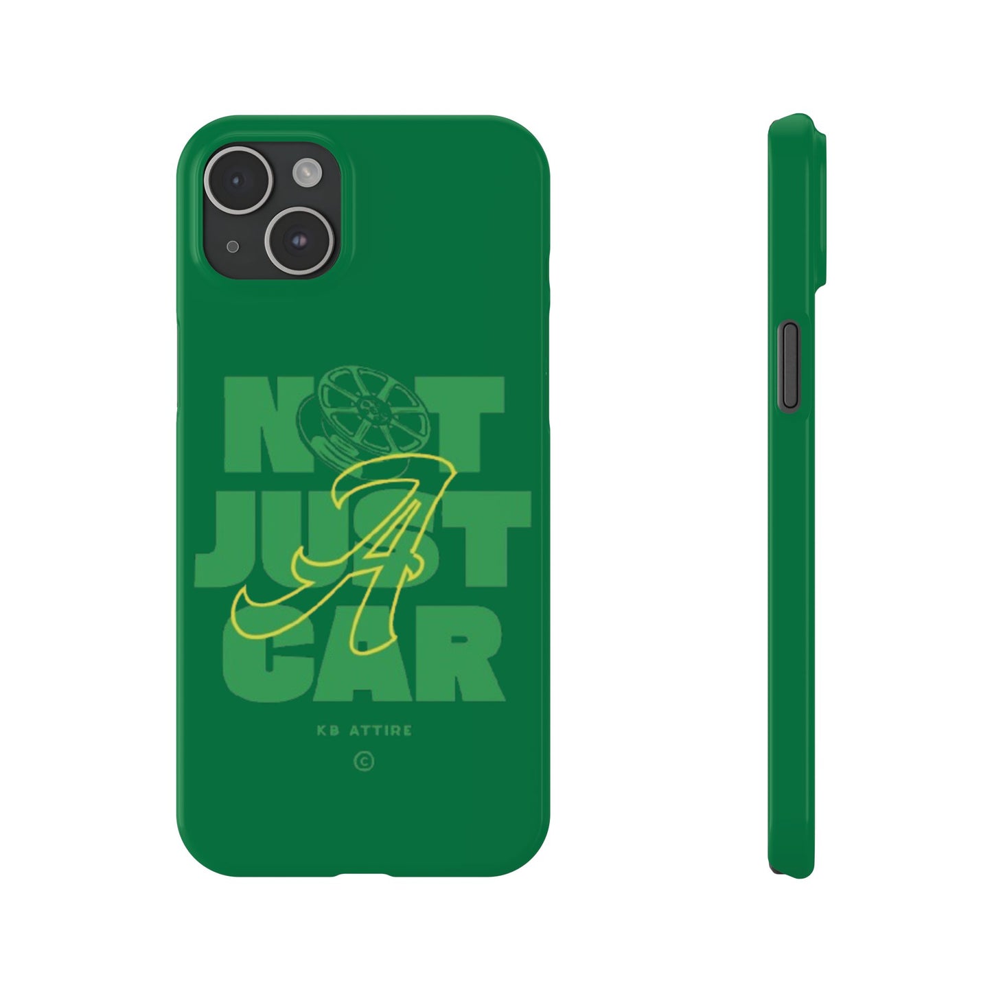 Not Just A Car Slim IPhone Cases (Green)