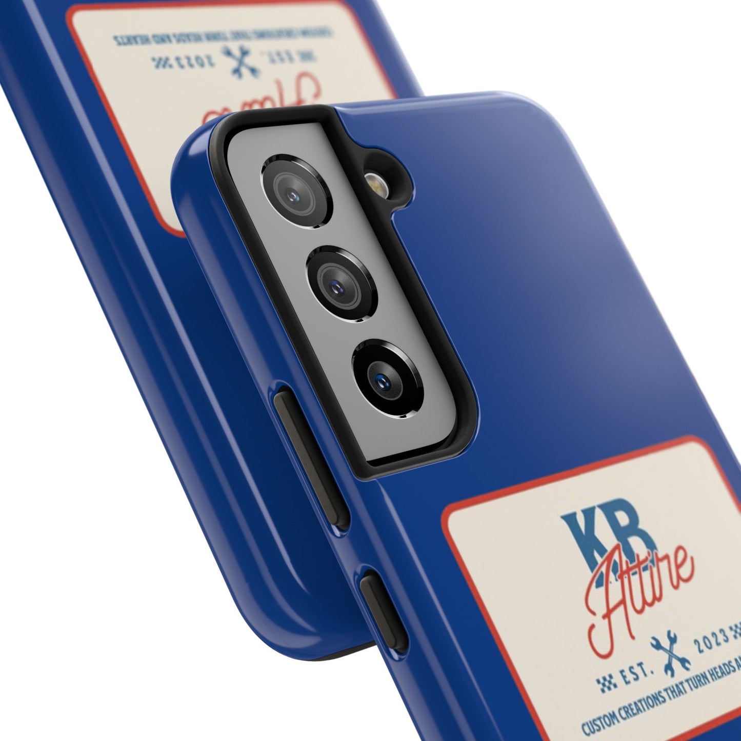 KB Attire 'The Patch' Phone Case (Blue)