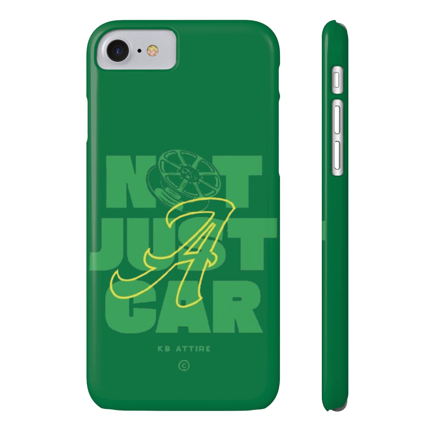 Not Just A Car Slim IPhone Cases (Green)