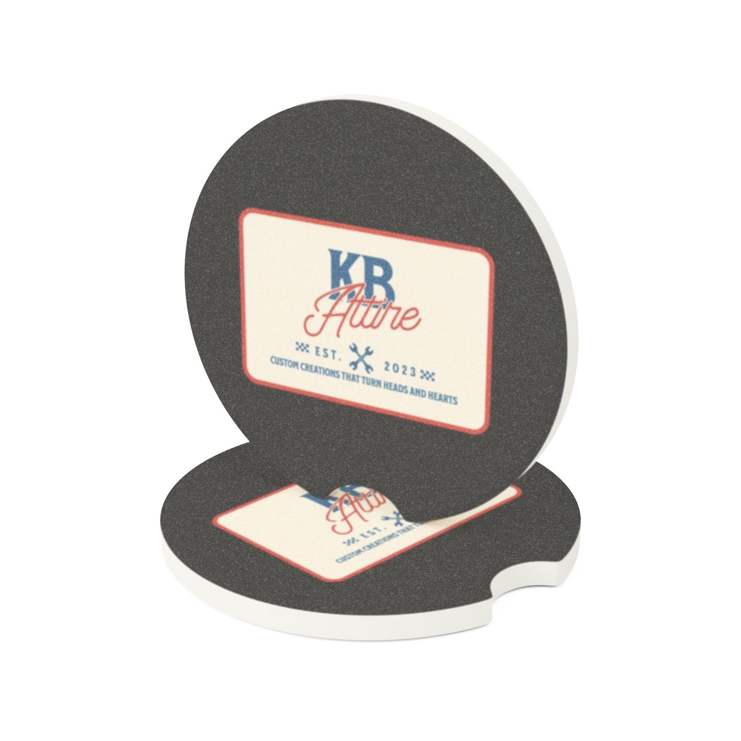 KB Attire "The Patch" Car Coaster