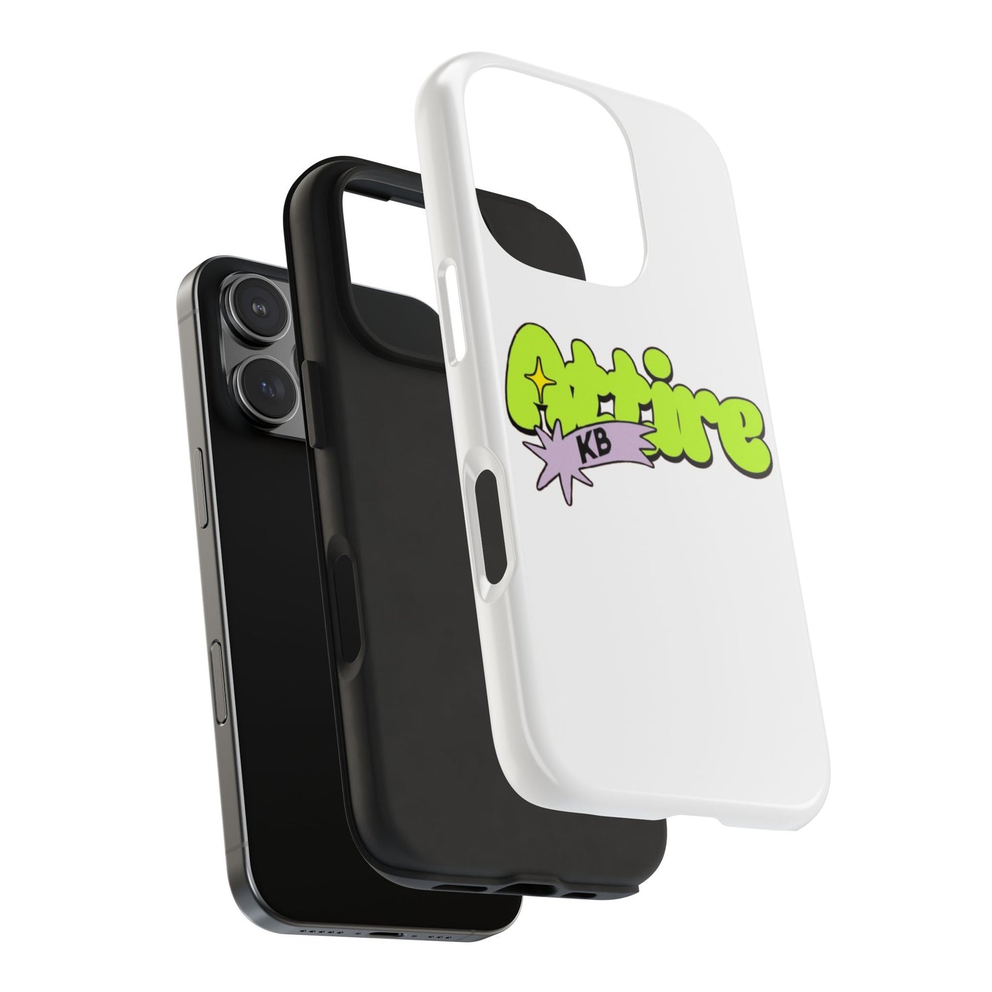 KB Attire Cartoon Phone Case (White)