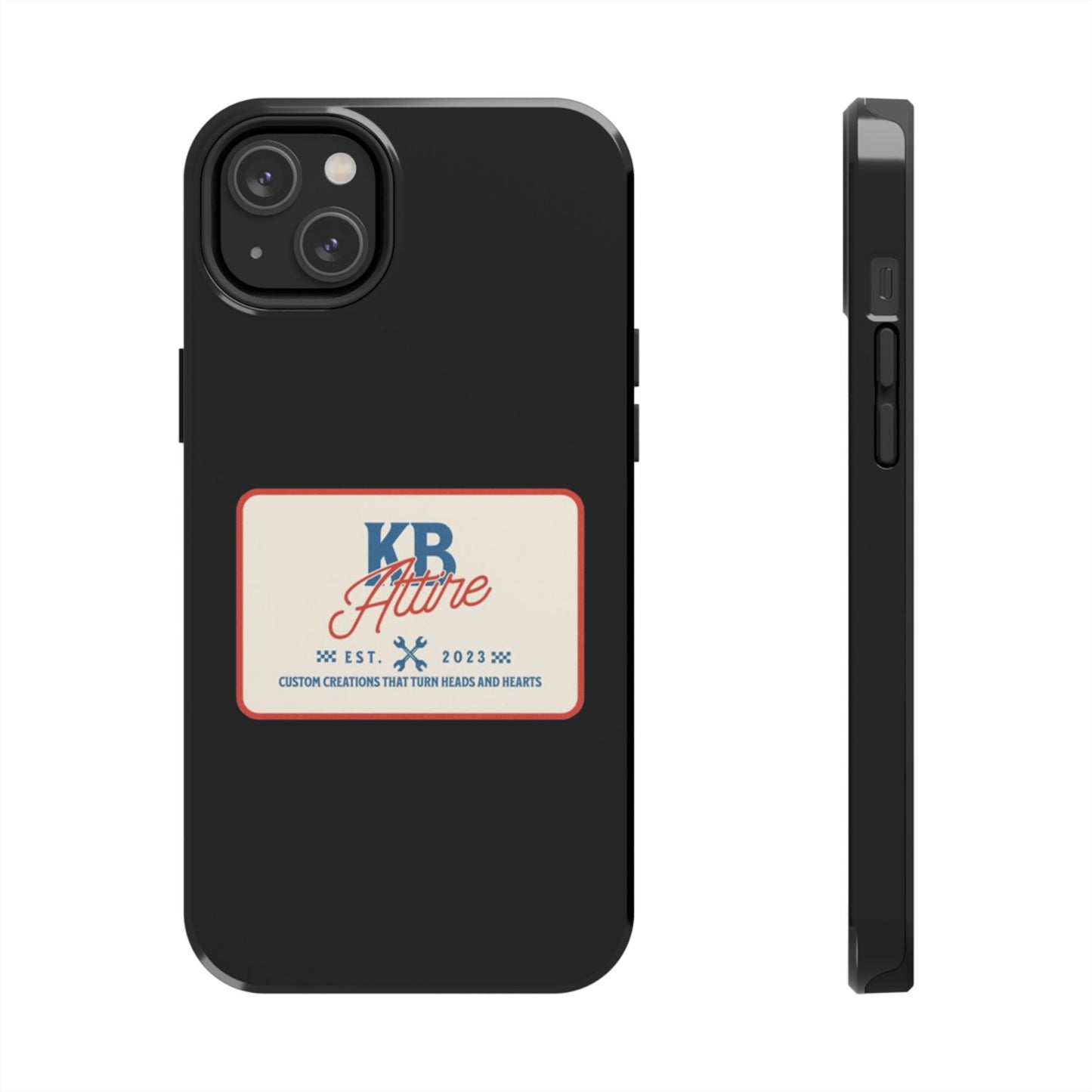 KB Attire 'The Patch' Phone Case (Black)