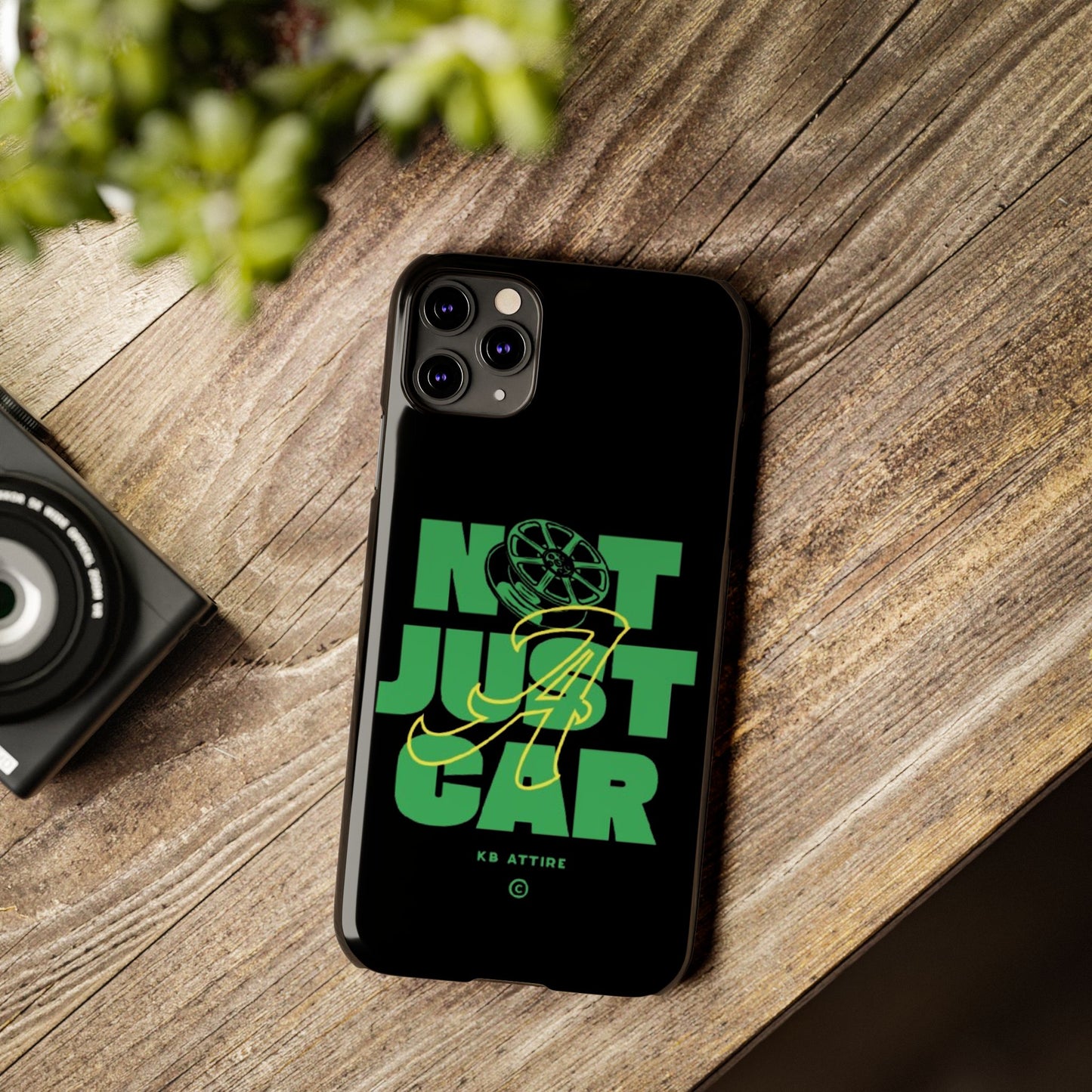 Not Just A Car Slim IPhone Cases (Black)