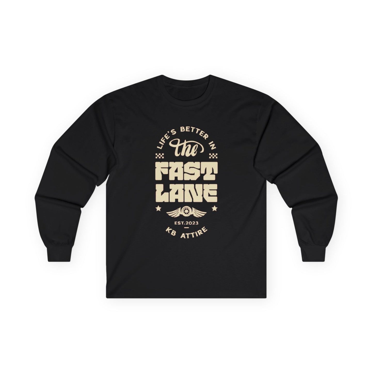 Unisex Long Sleeve 'Fast Lane' Tee