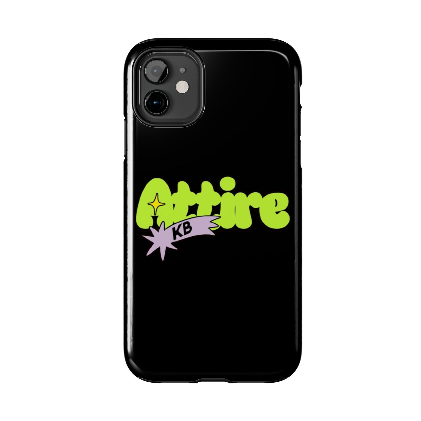 KB Attire Cartoon Phone Case (Black)