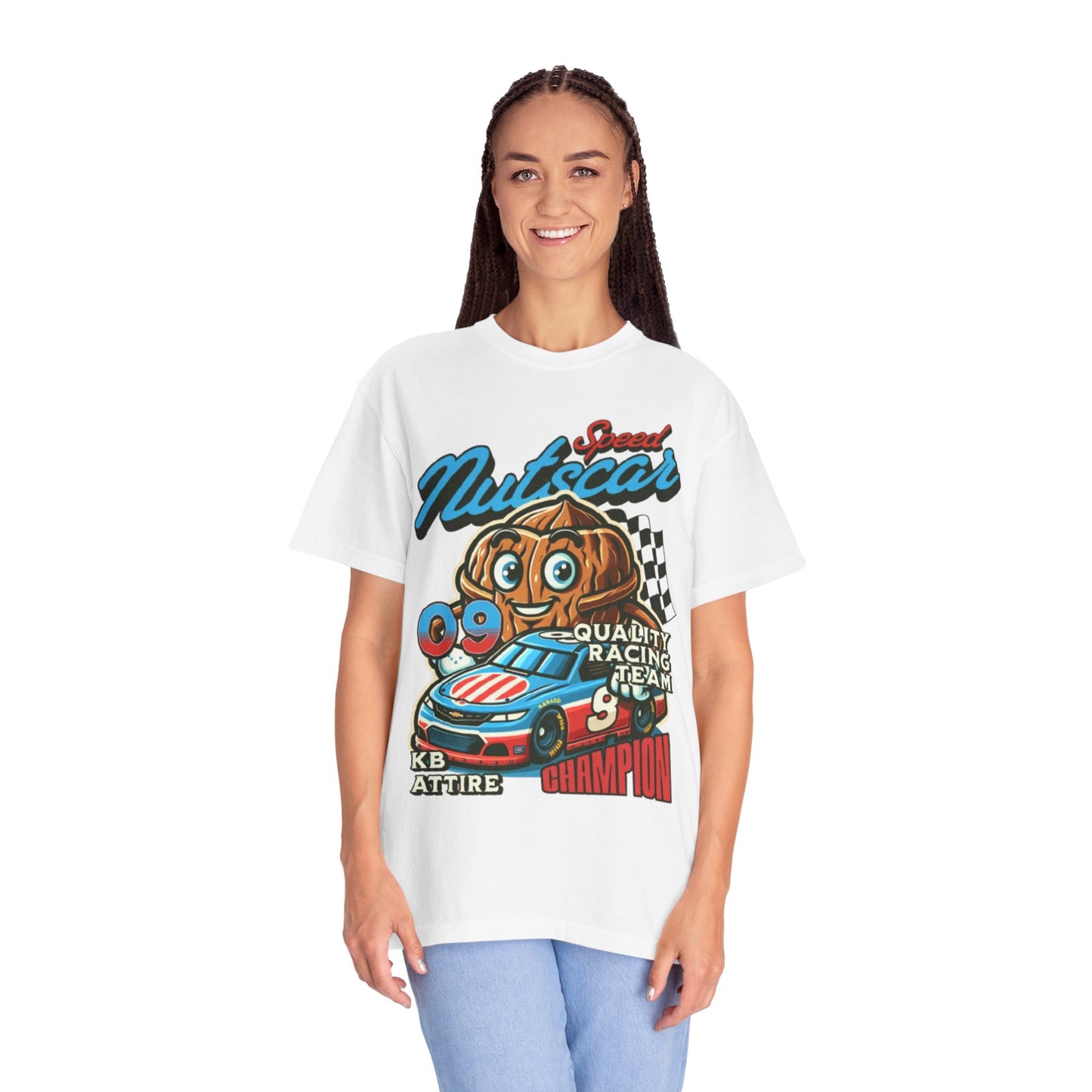 Champion Nutcar Racing T-Shirt | Unisex Garment-Dyed Tee for Racing Fans