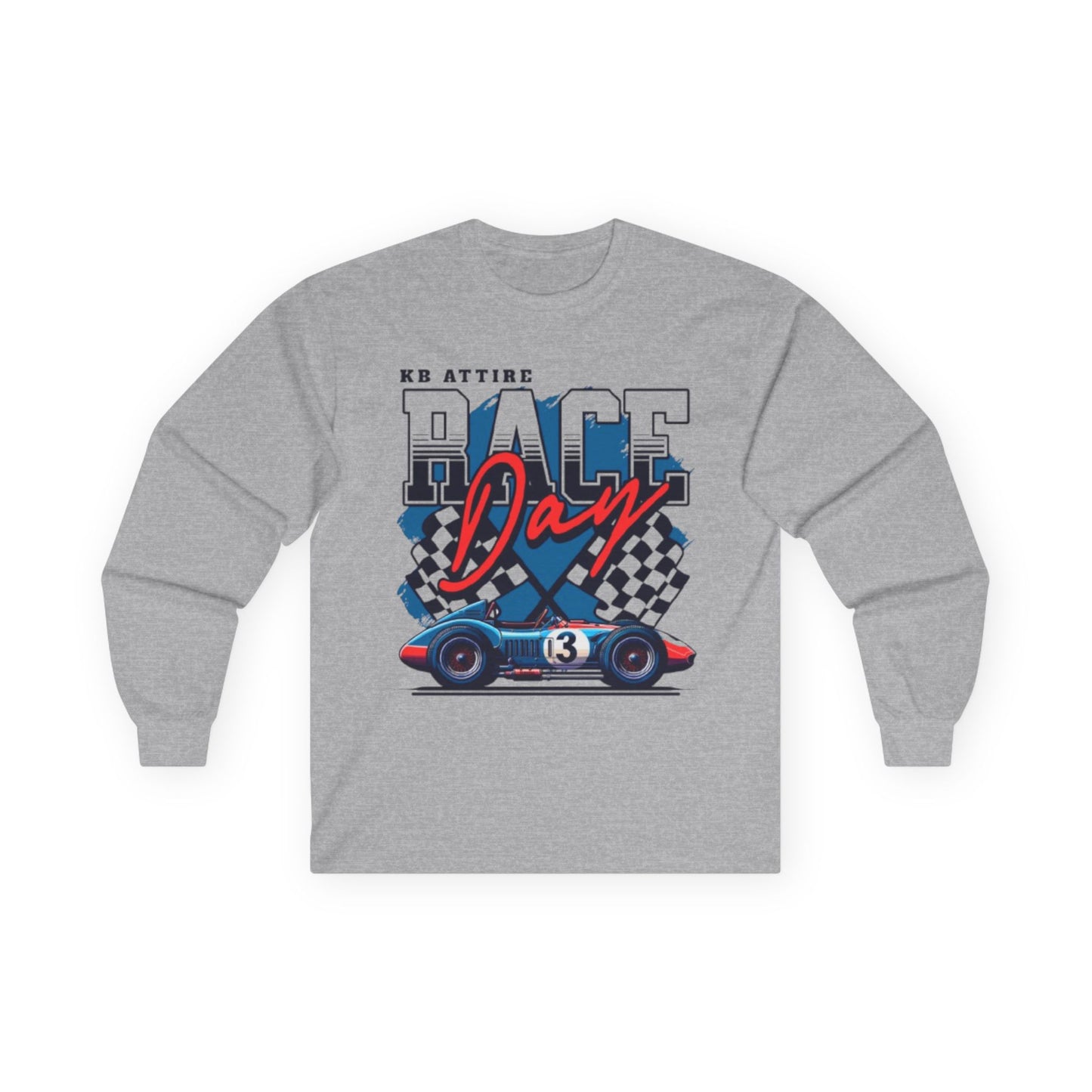 Men's 'Race Day' Long Sleeve Tee