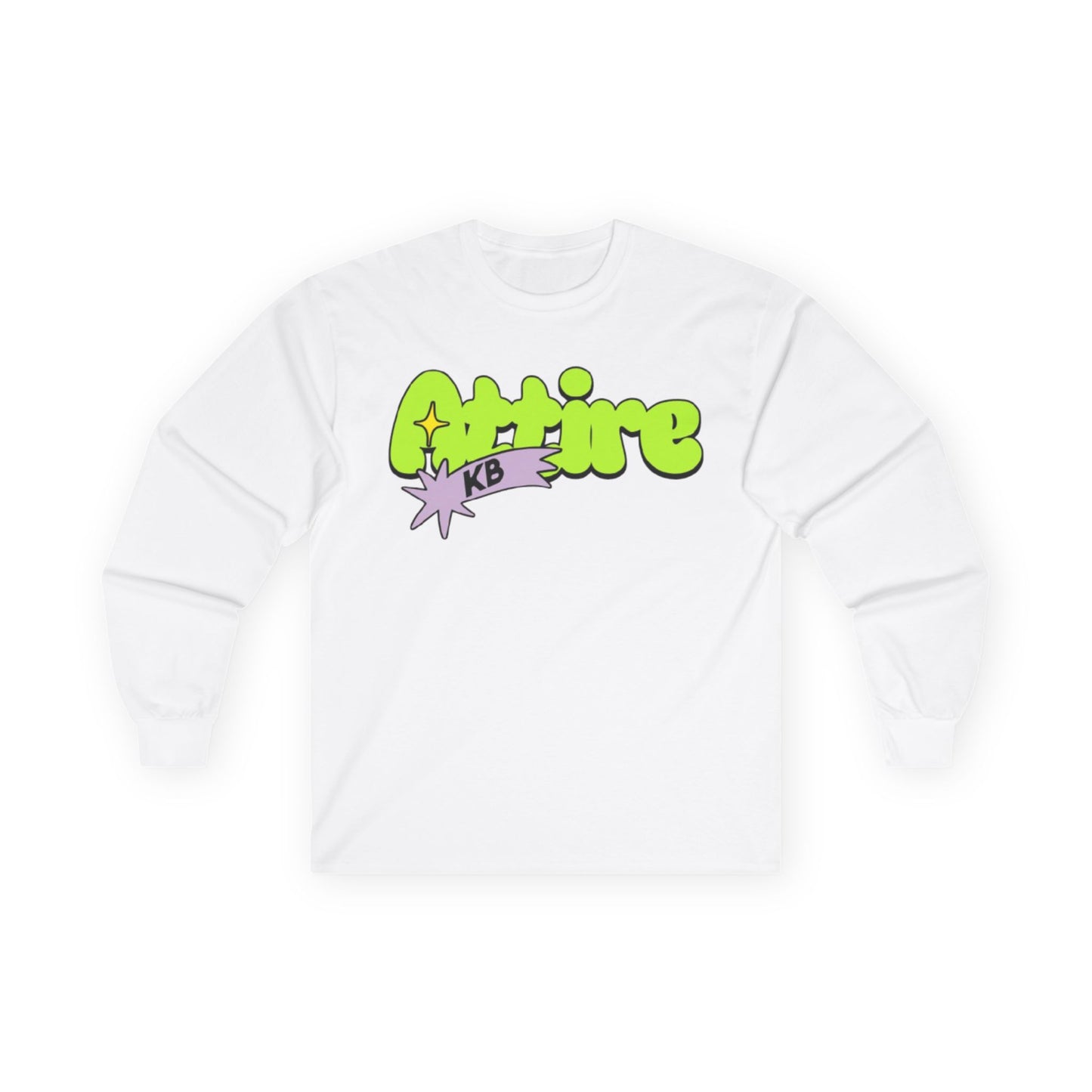KB Attire Cartoon Graphic Long Sleeve Tee