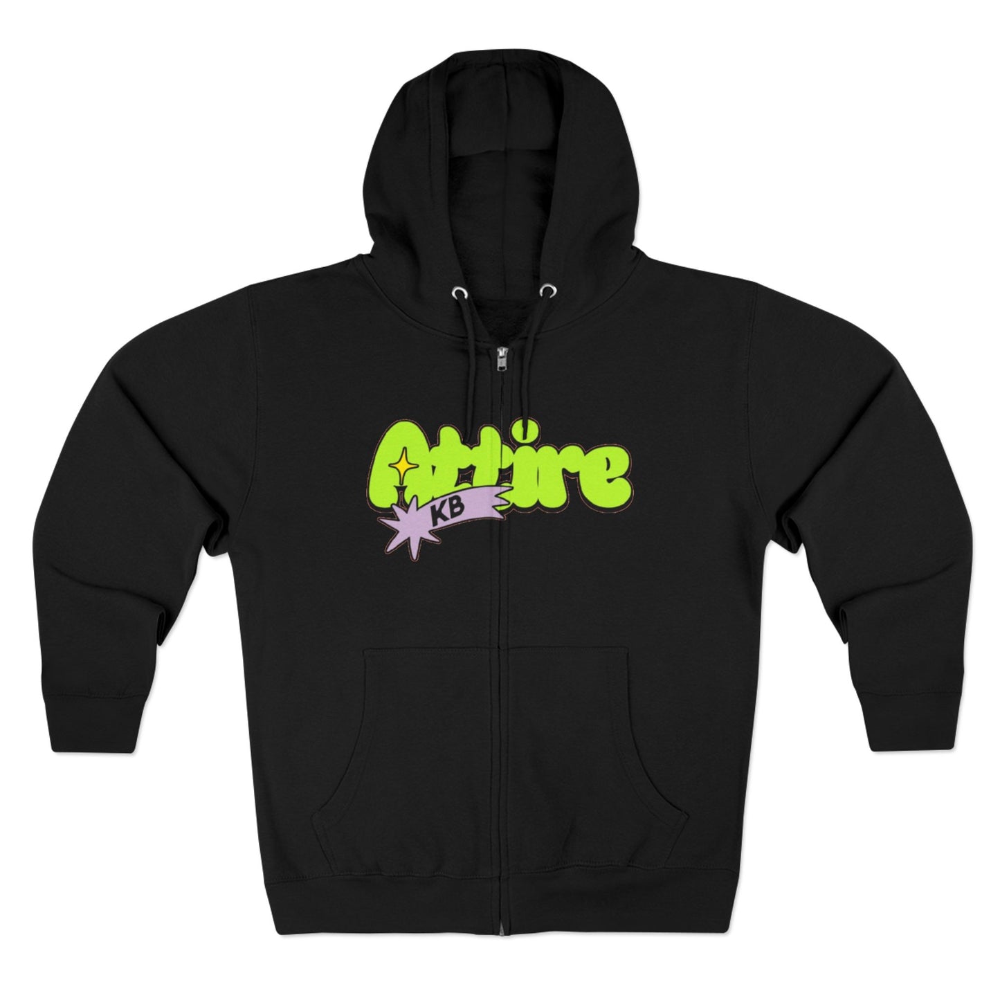 KB Attire Cartoon Unisex Zip Hoodie