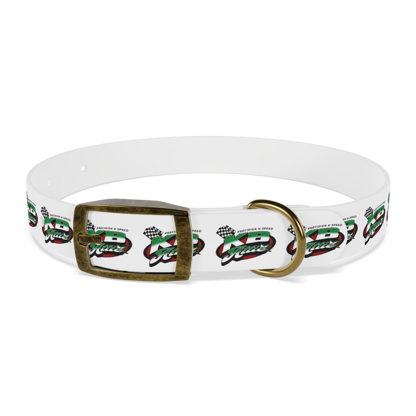 KB Attire Race-Themed Dog Collar