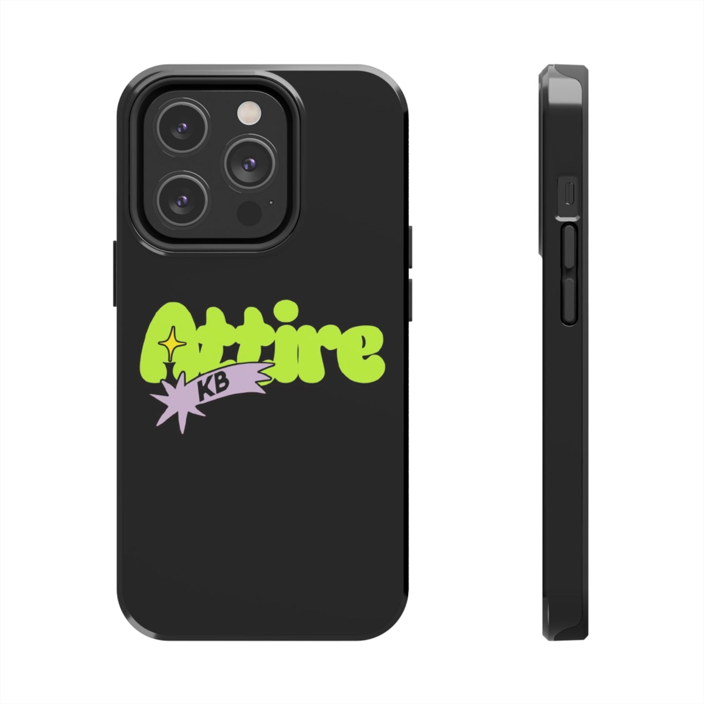 KB Attire Cartoon Phone Case (Black)