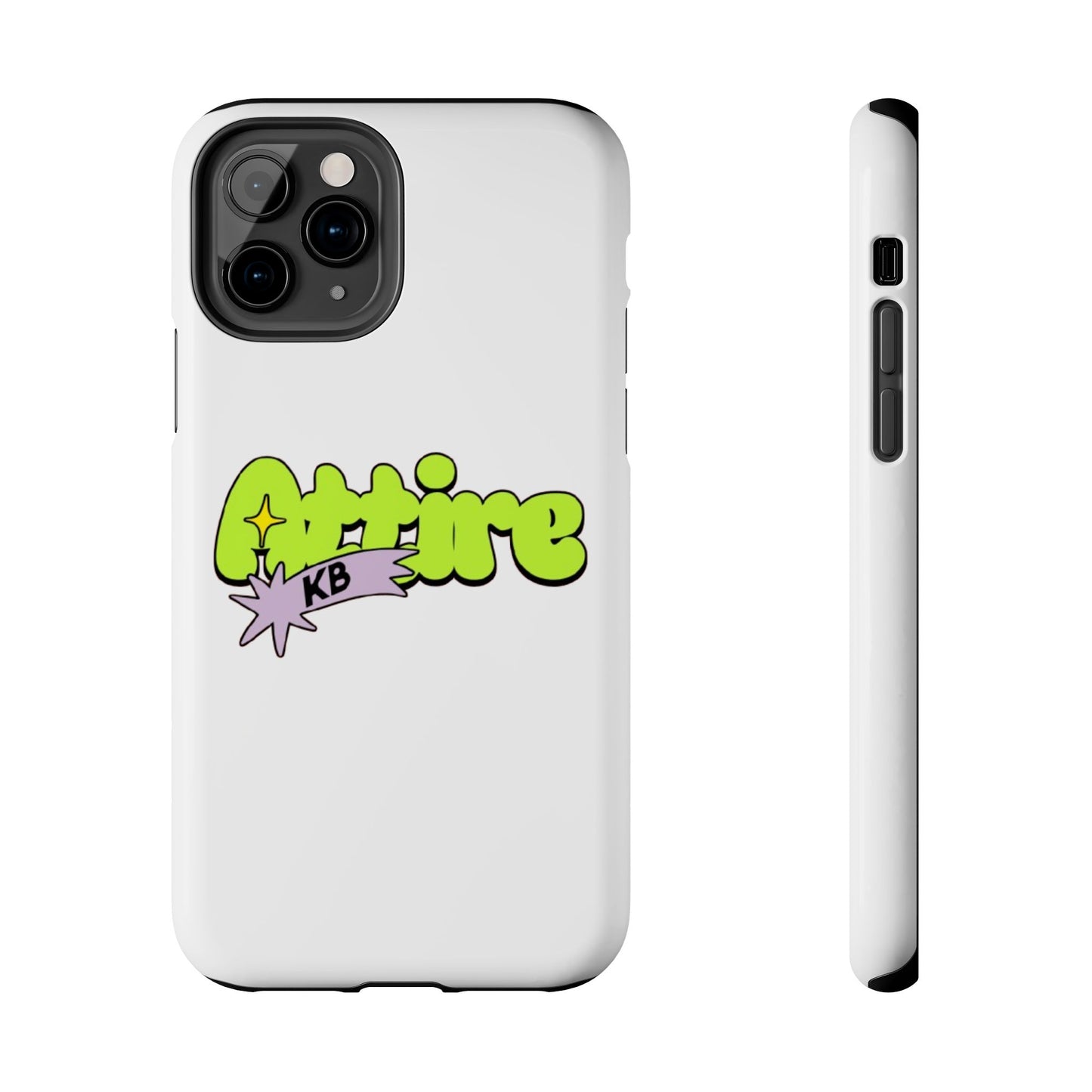 KB Attire Cartoon Phone Case (White)