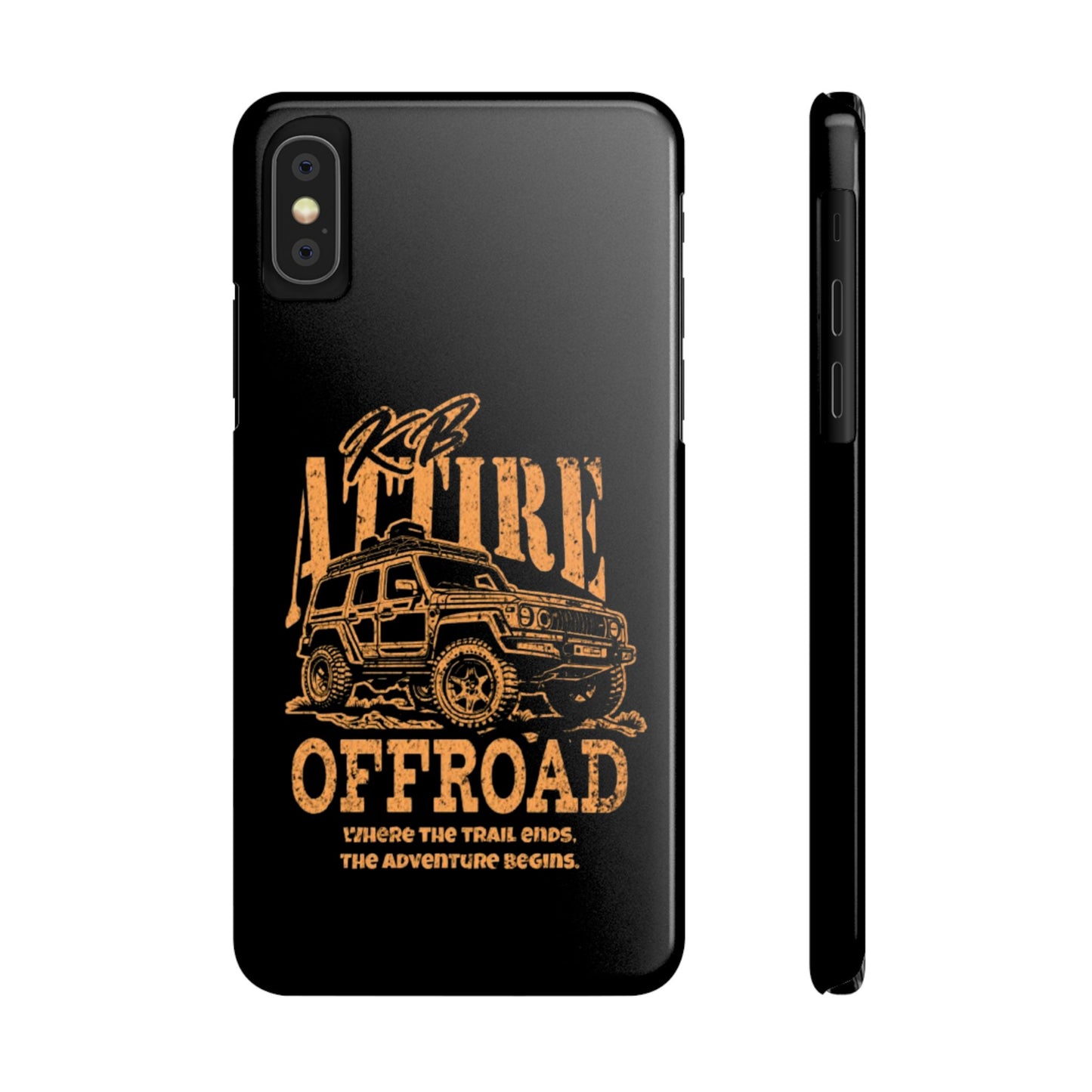 KB Attire Offroad Adventure IPhone Case (Black)