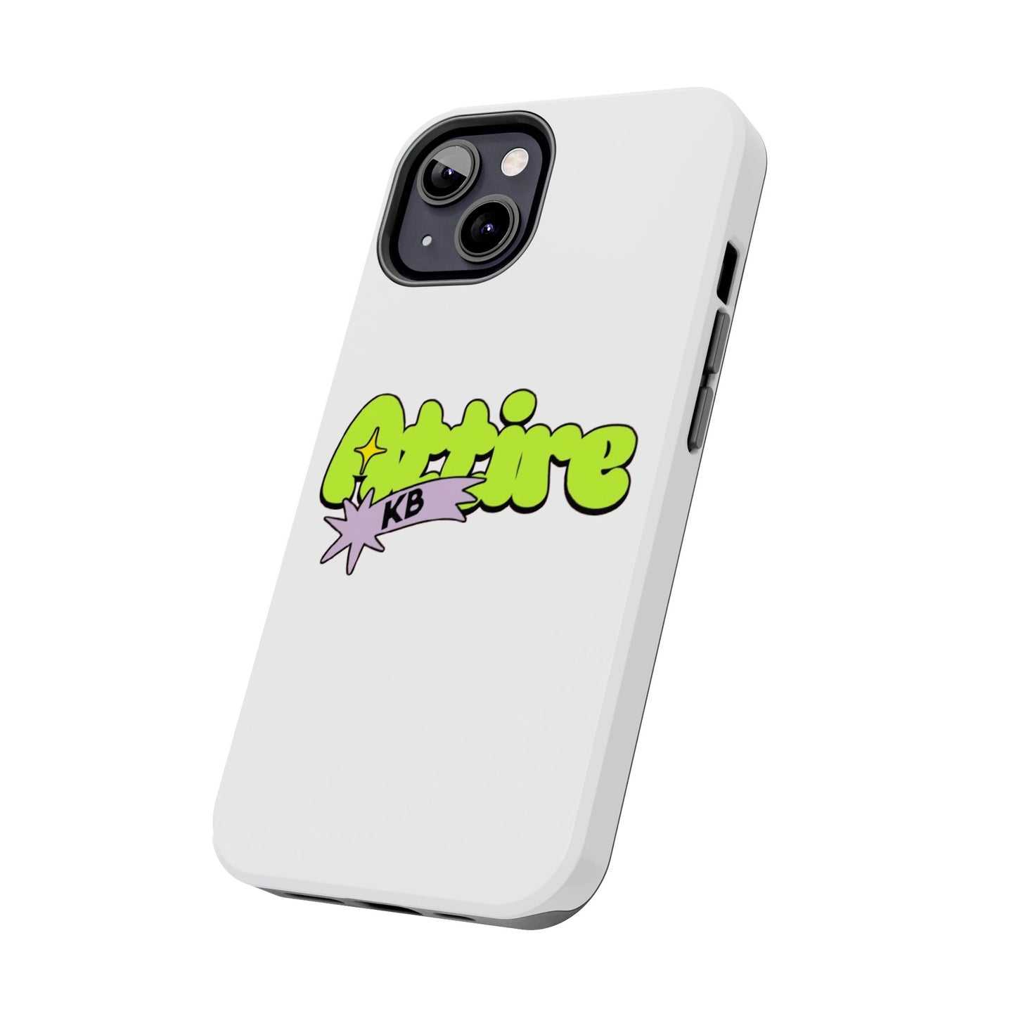 KB Attire Cartoon Phone Case (White)
