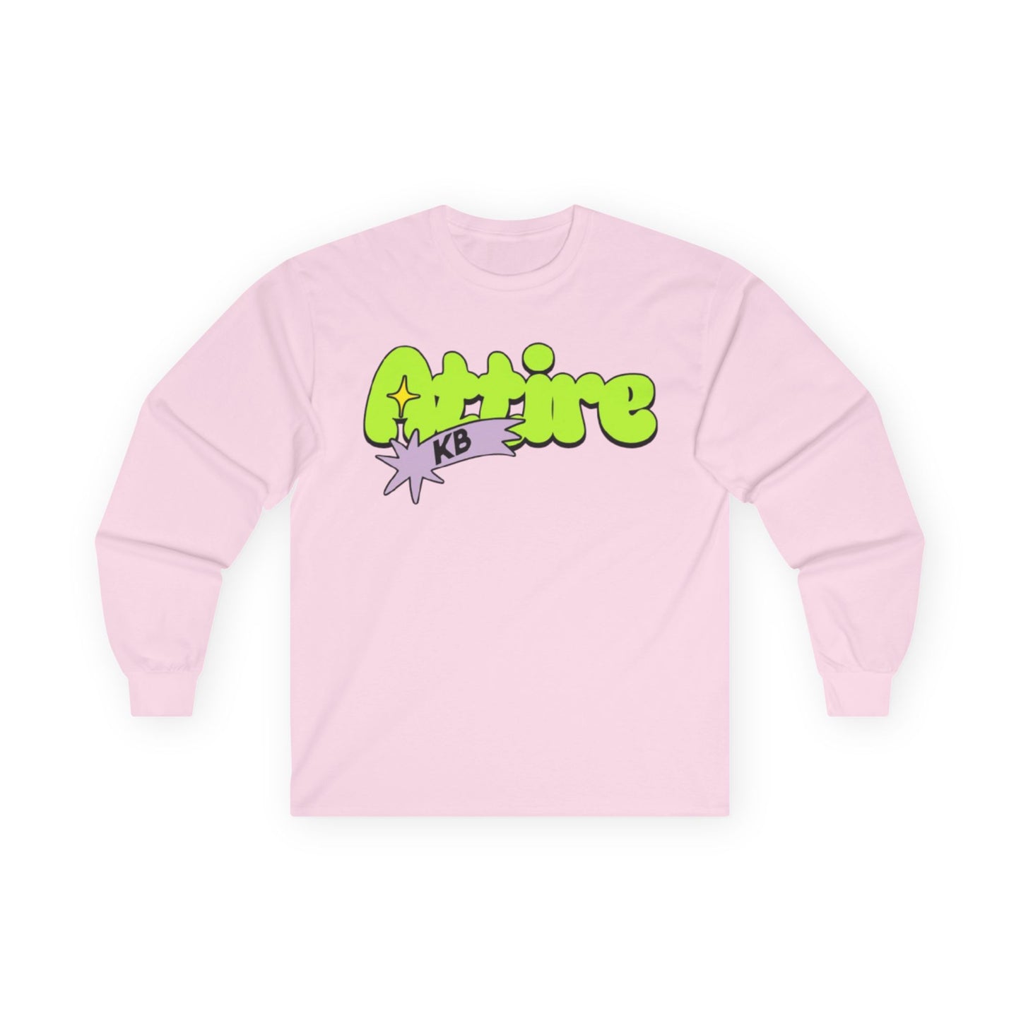 KB Attire Cartoon Graphic Long Sleeve Tee