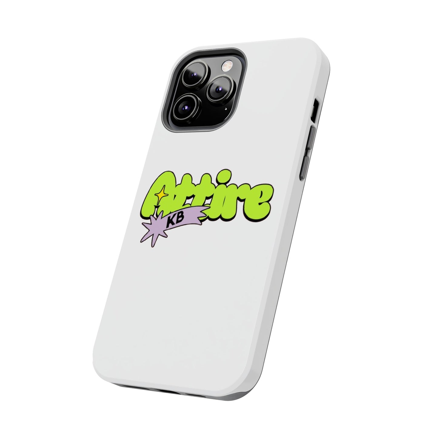 KB Attire Cartoon Phone Case (White)