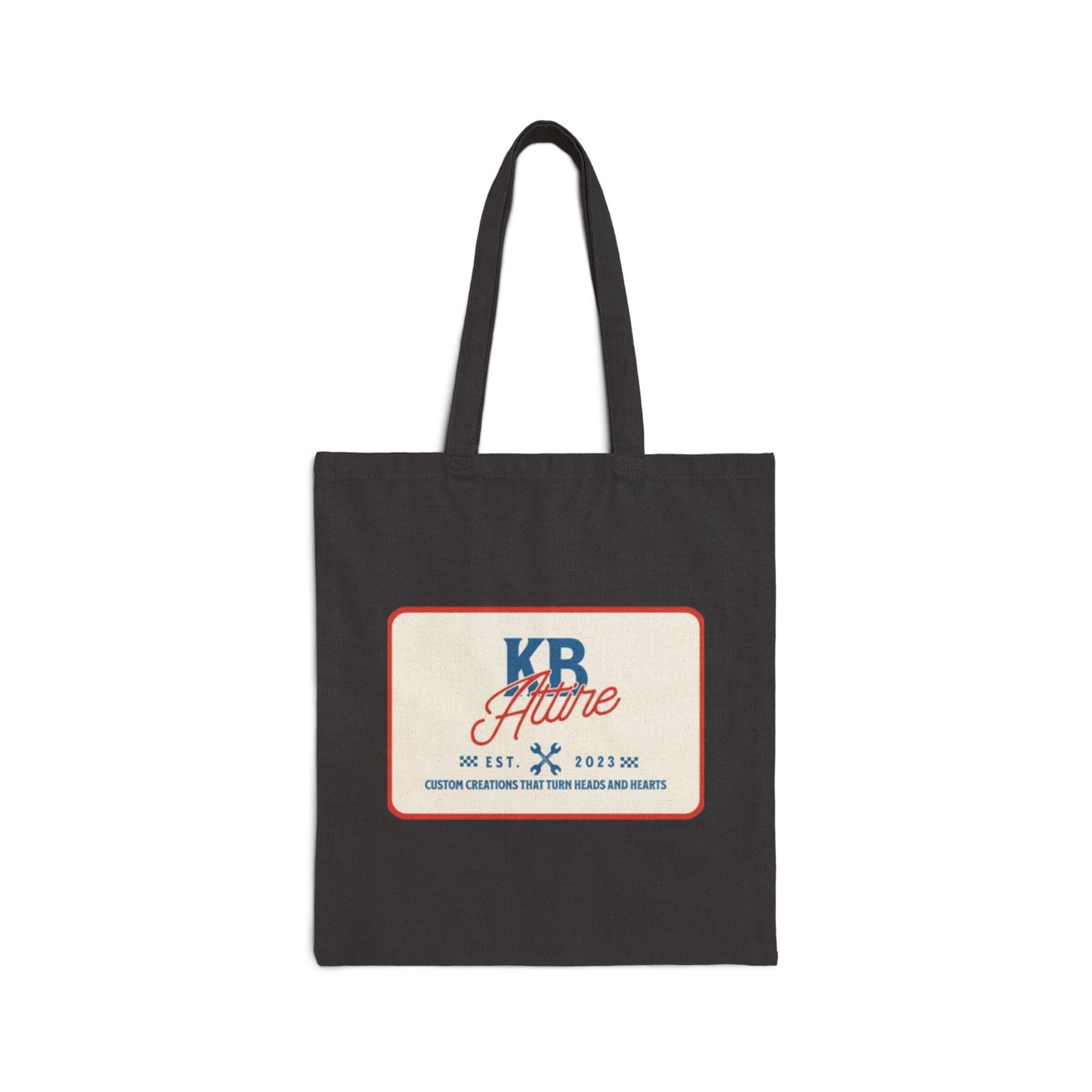 KB Attire 'Patch' Cotton Canvas Tote Bag