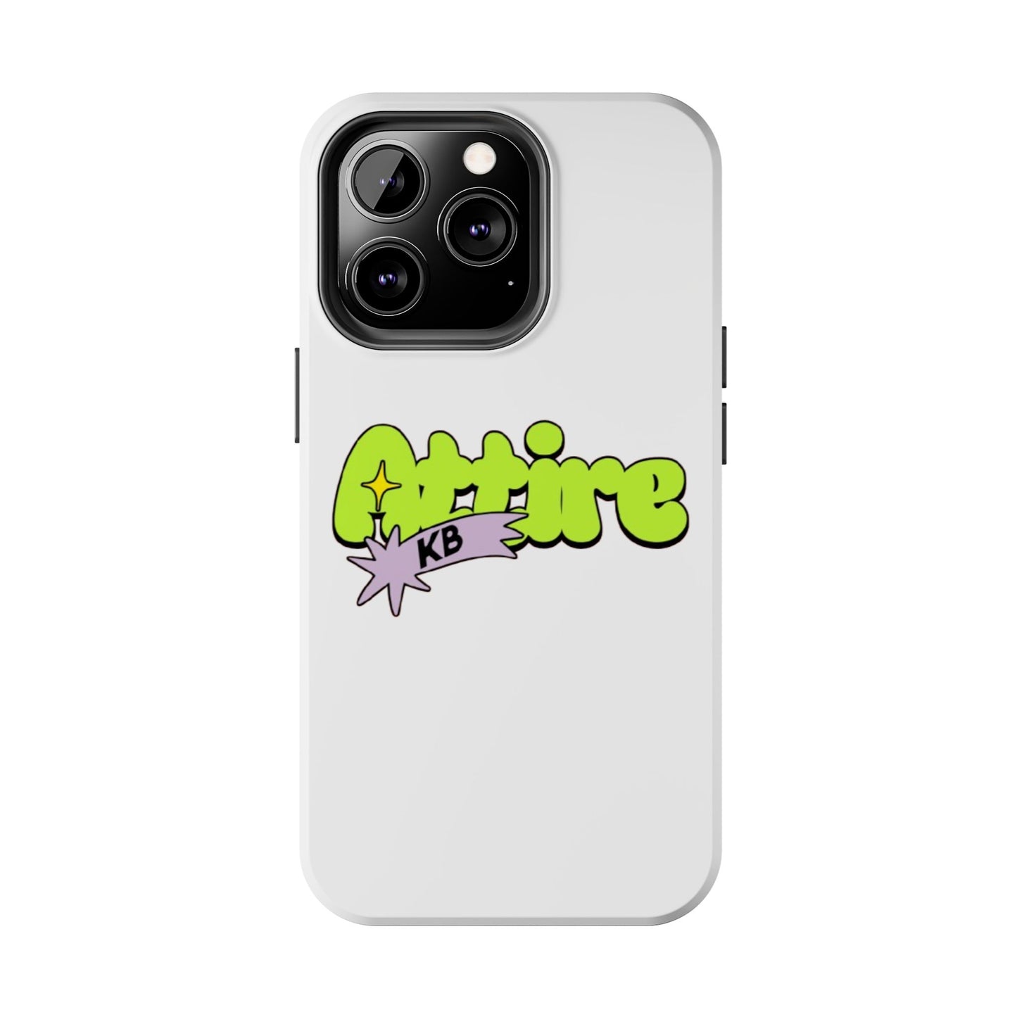 KB Attire Cartoon Phone Case (White)