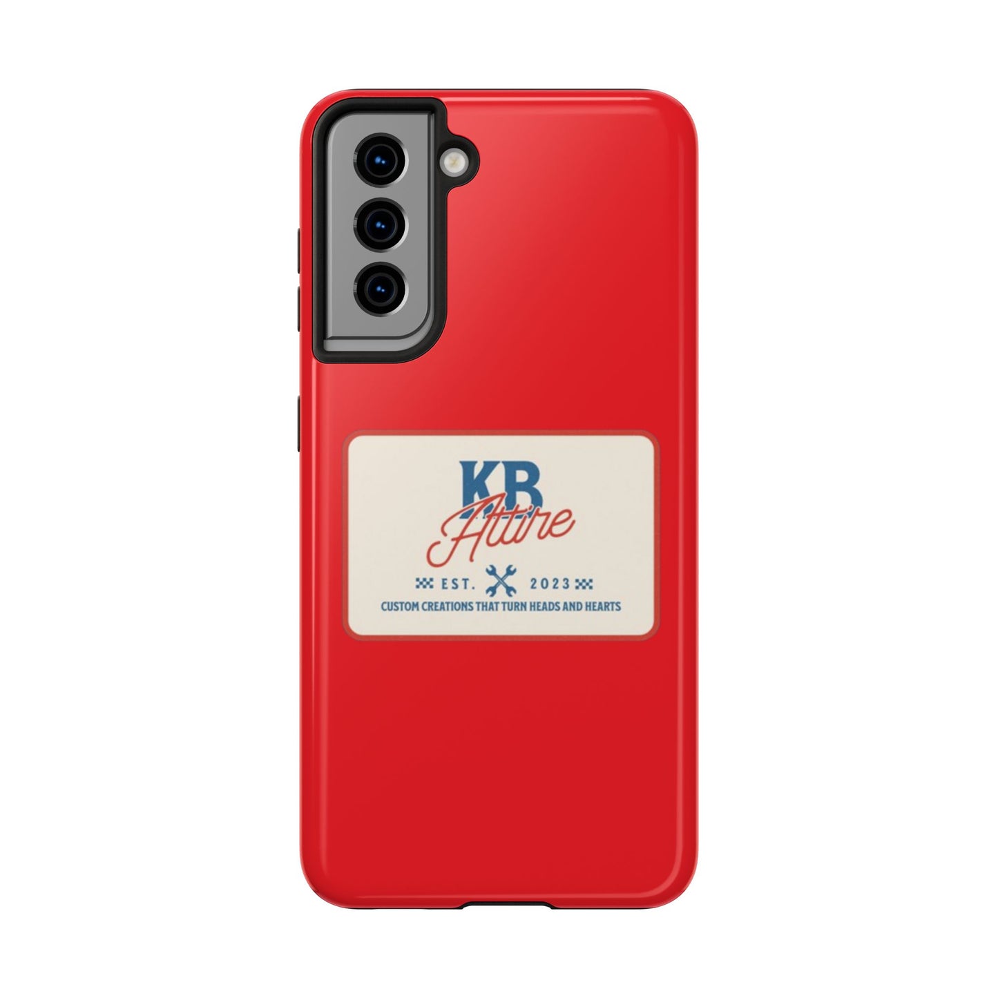 KB Attire 'The Patch' Phone Case (Red)
