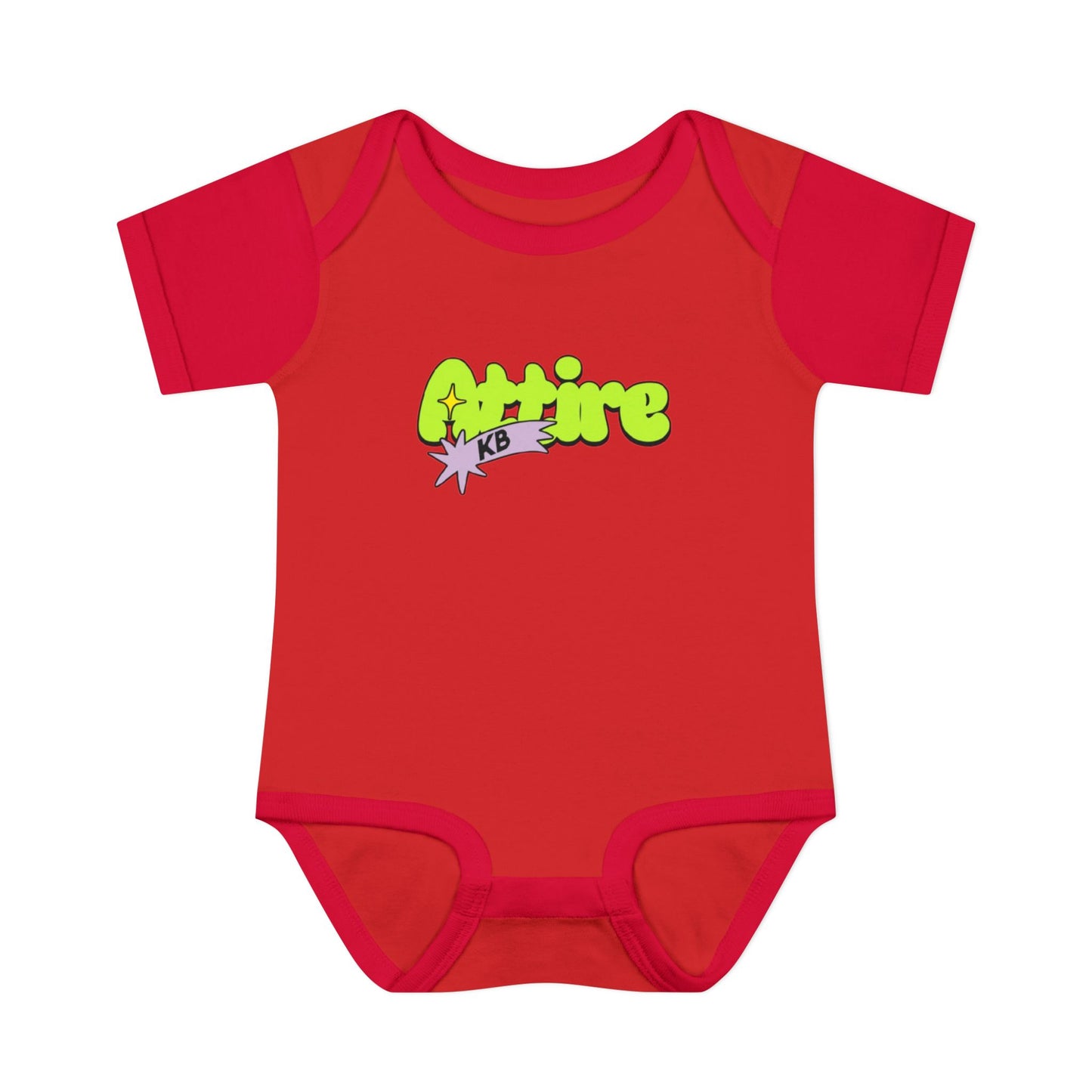 KB Attire Infant Bodysuit with "Cartoon" Logo
