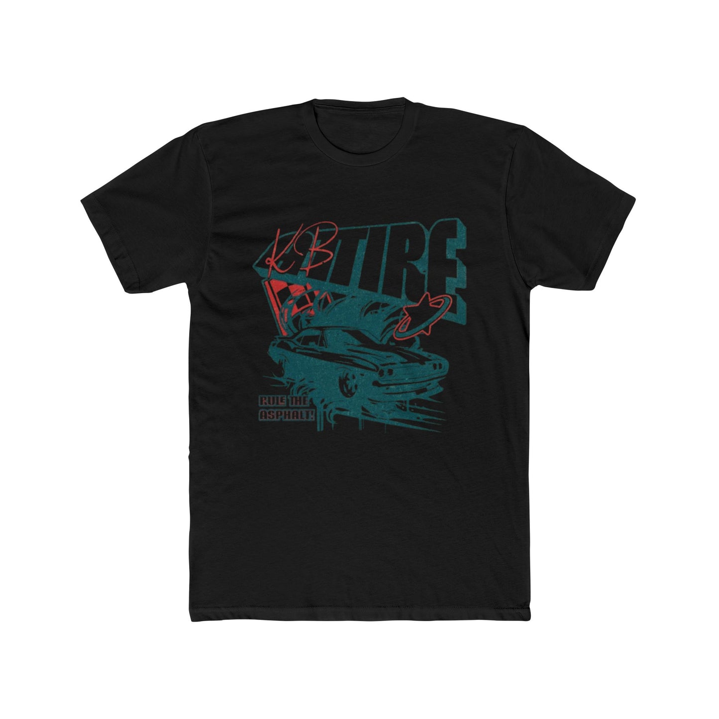 Vintage Tire Racing Graphic Tee - Unisex Cotton Crew