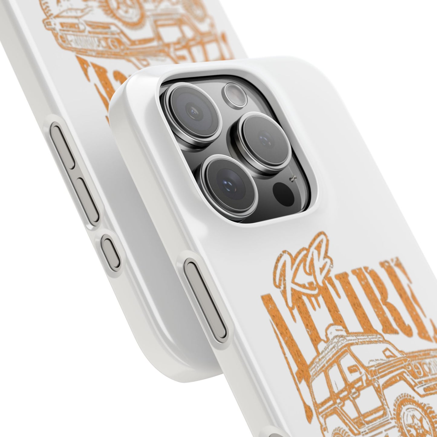 KB Attire Offroad Adventure IPhone Case (White)