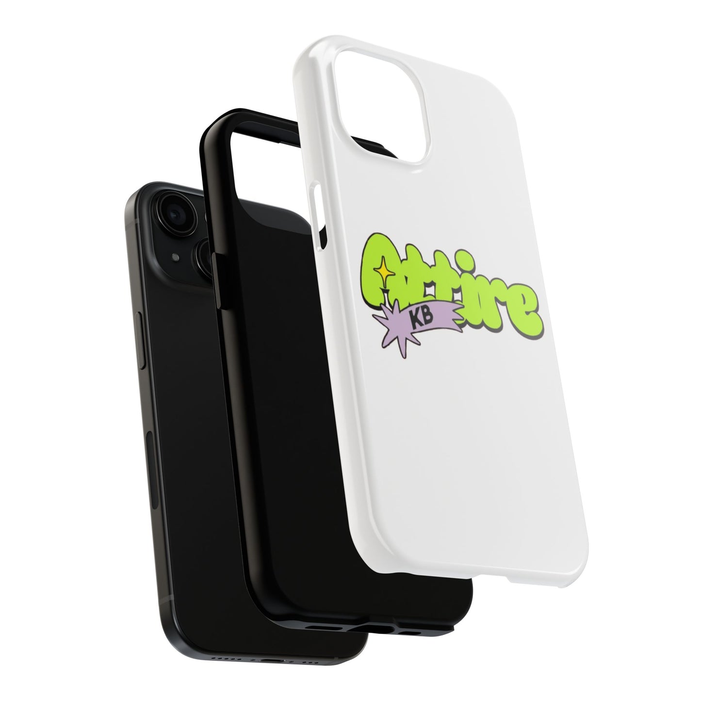 KB Attire Cartoon Phone Case (White)