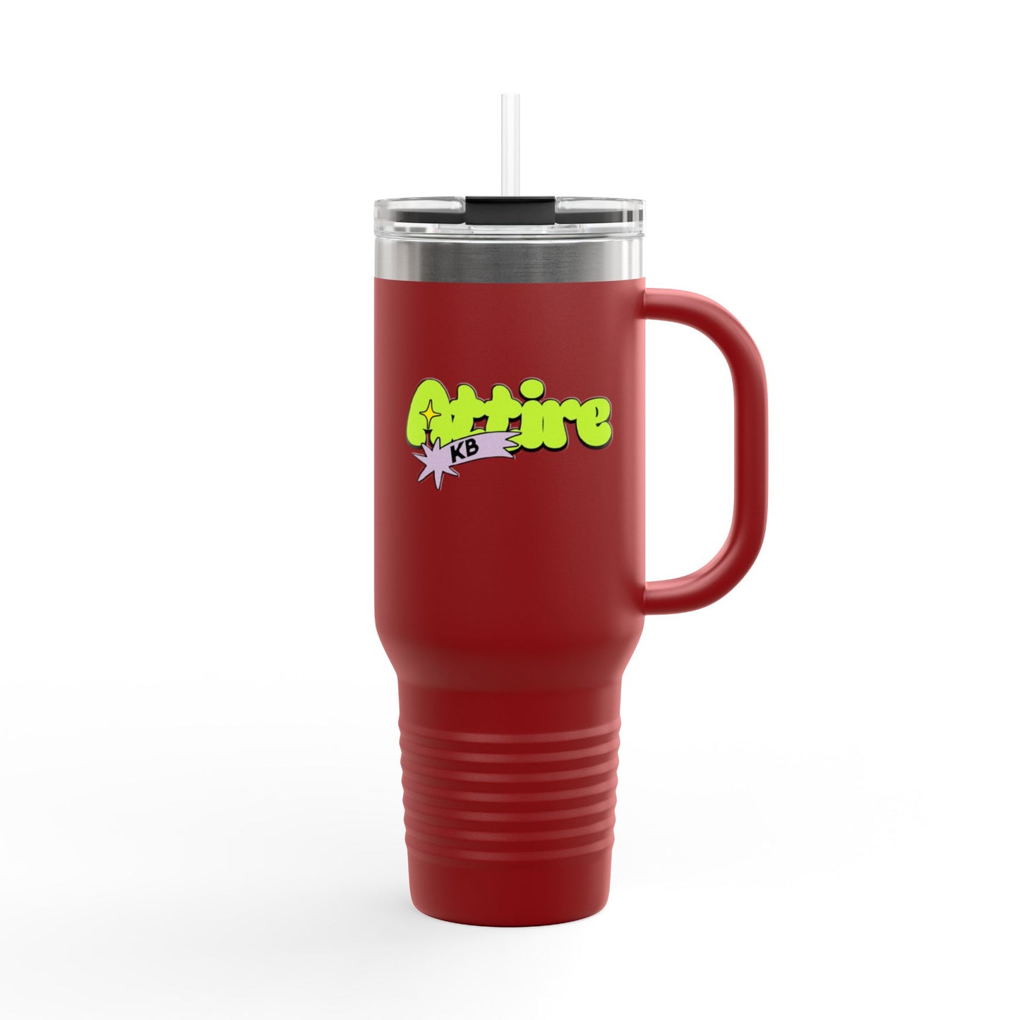KB Attire Cartoon Travel Mug for On-the-Go 40oz Thermal Cup