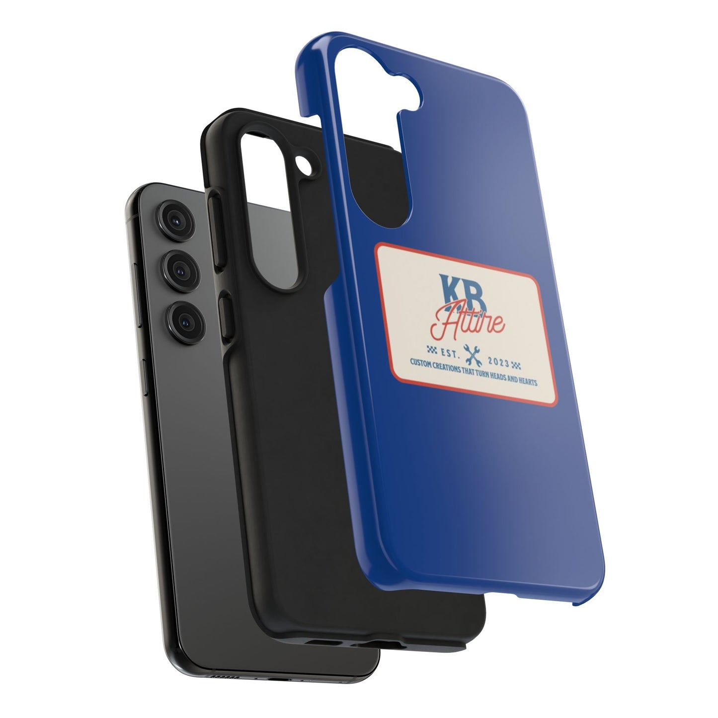 KB Attire 'The Patch' Phone Case (Blue)