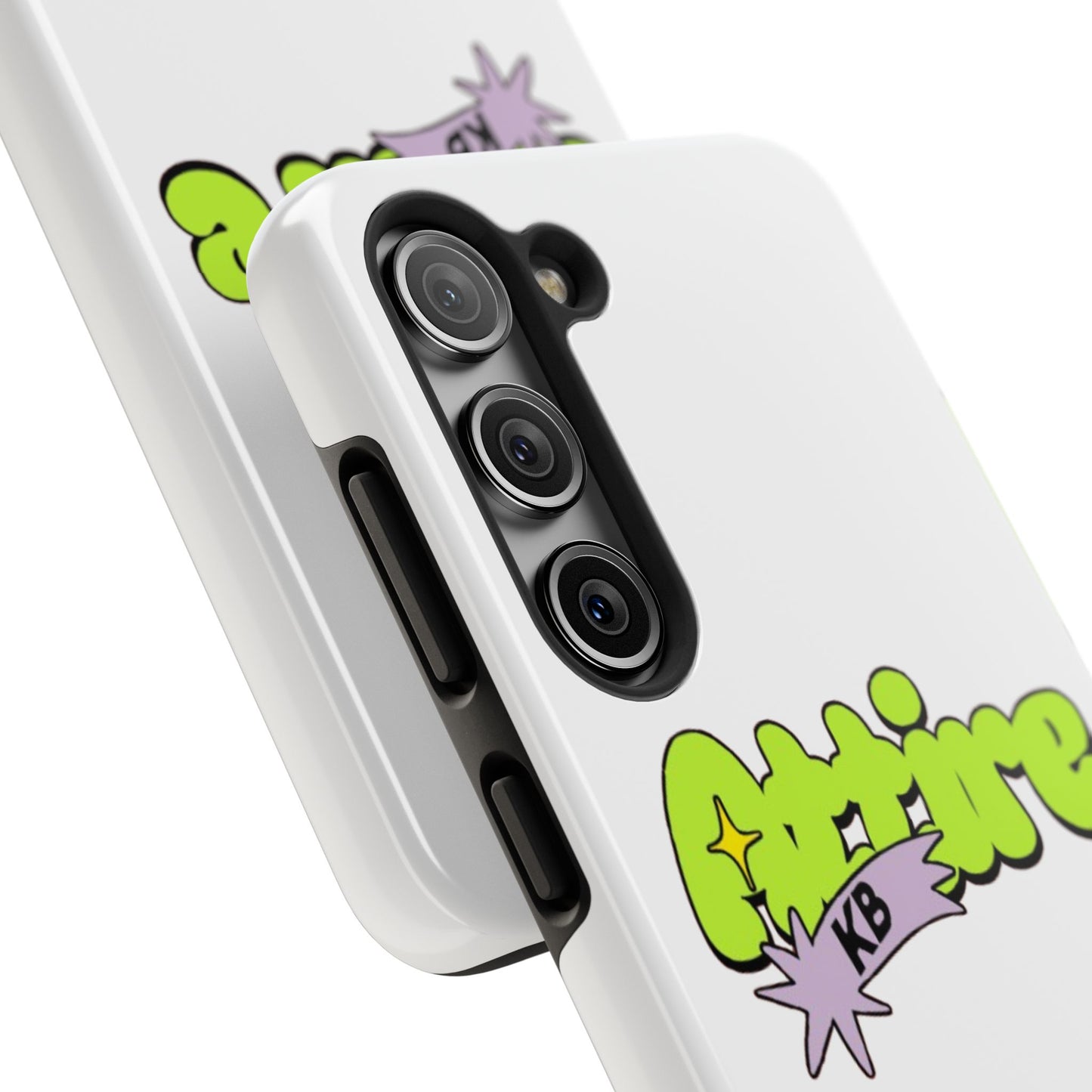 KB Attire Cartoon Phone Case (White)