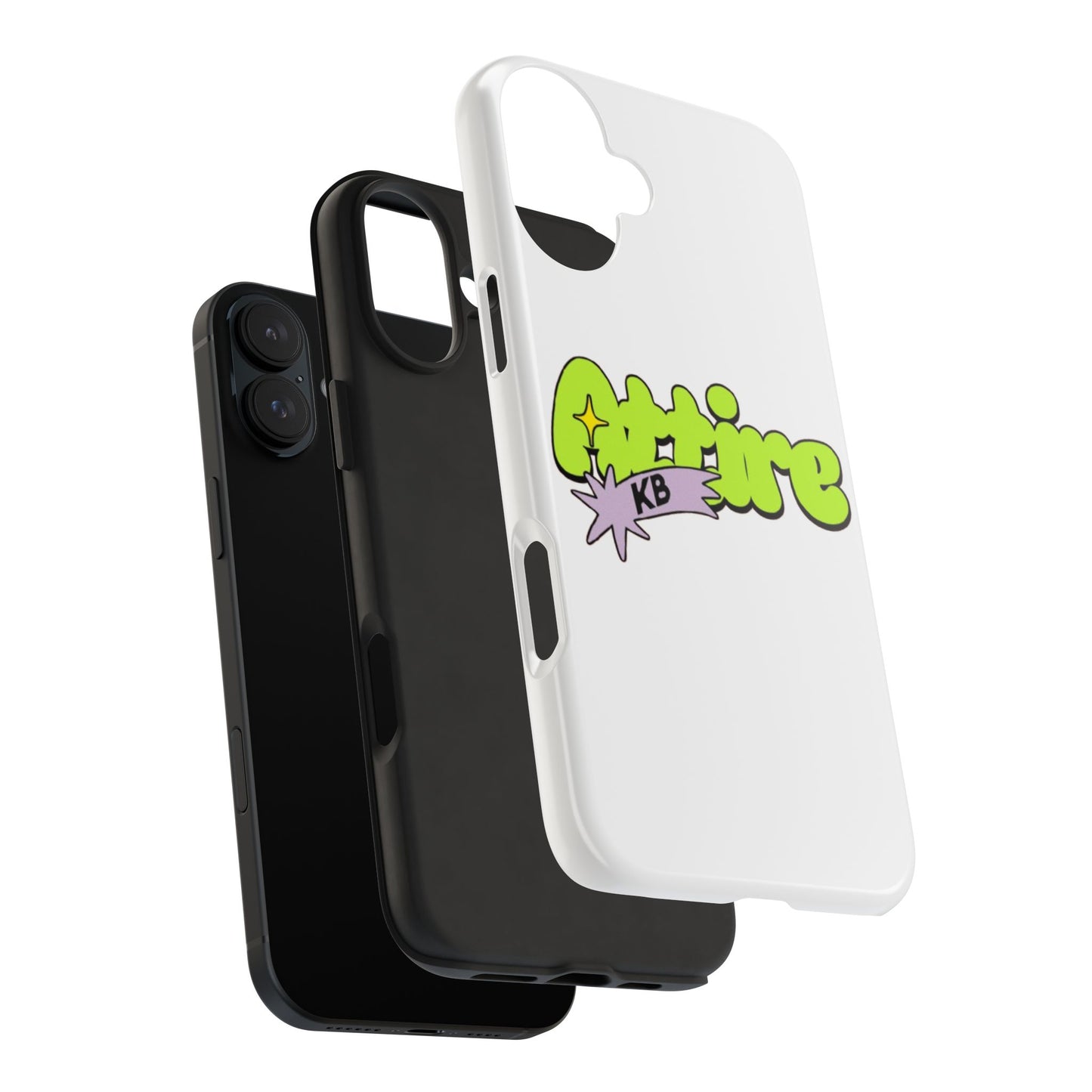 KB Attire Cartoon Phone Case (White)
