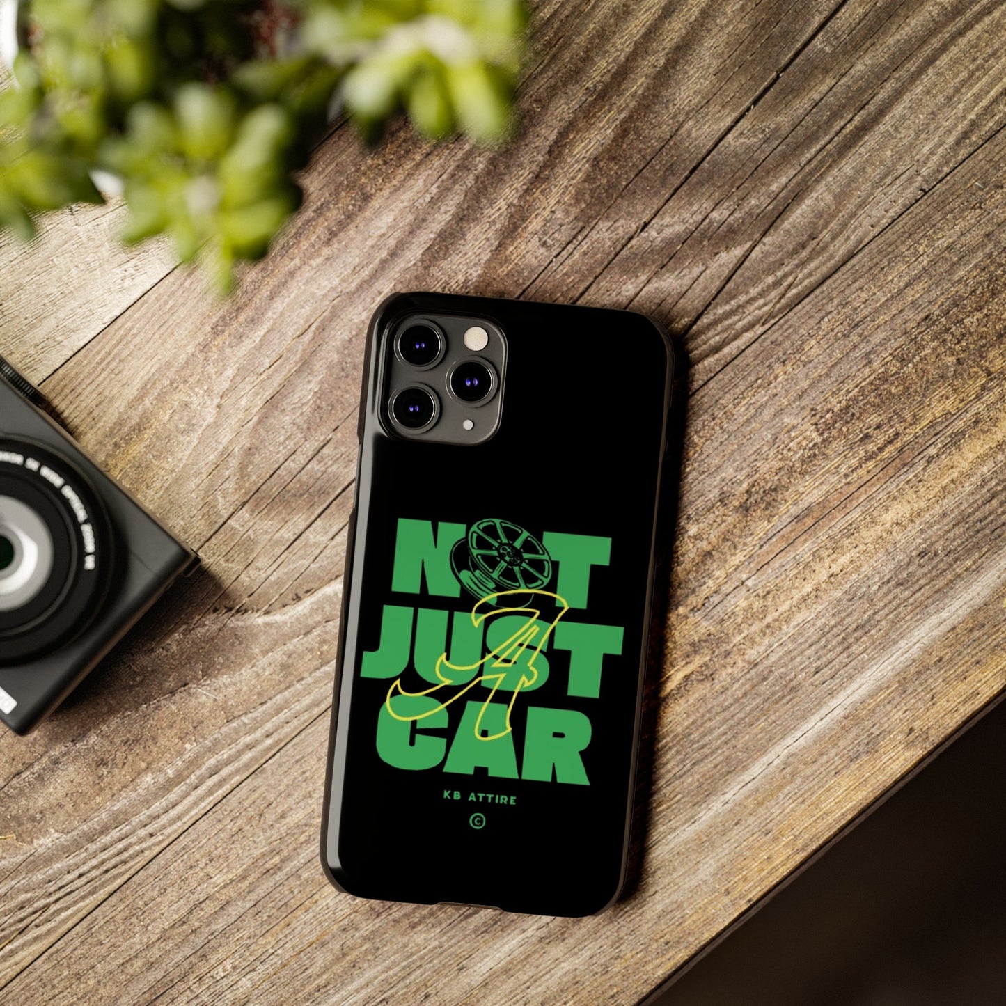Not Just A Car Slim IPhone Cases (Black)