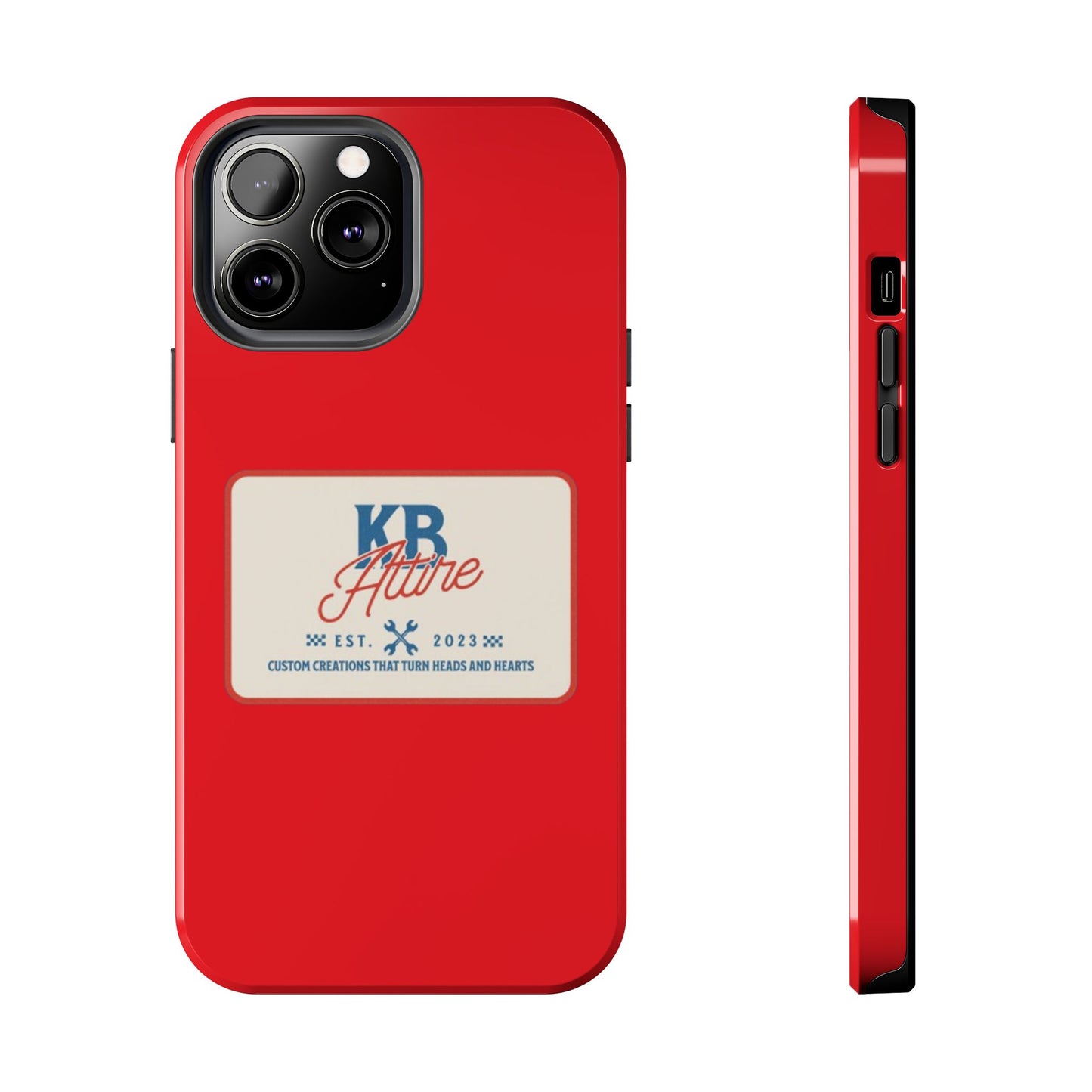 KB Attire 'The Patch' Phone Case (Red)
