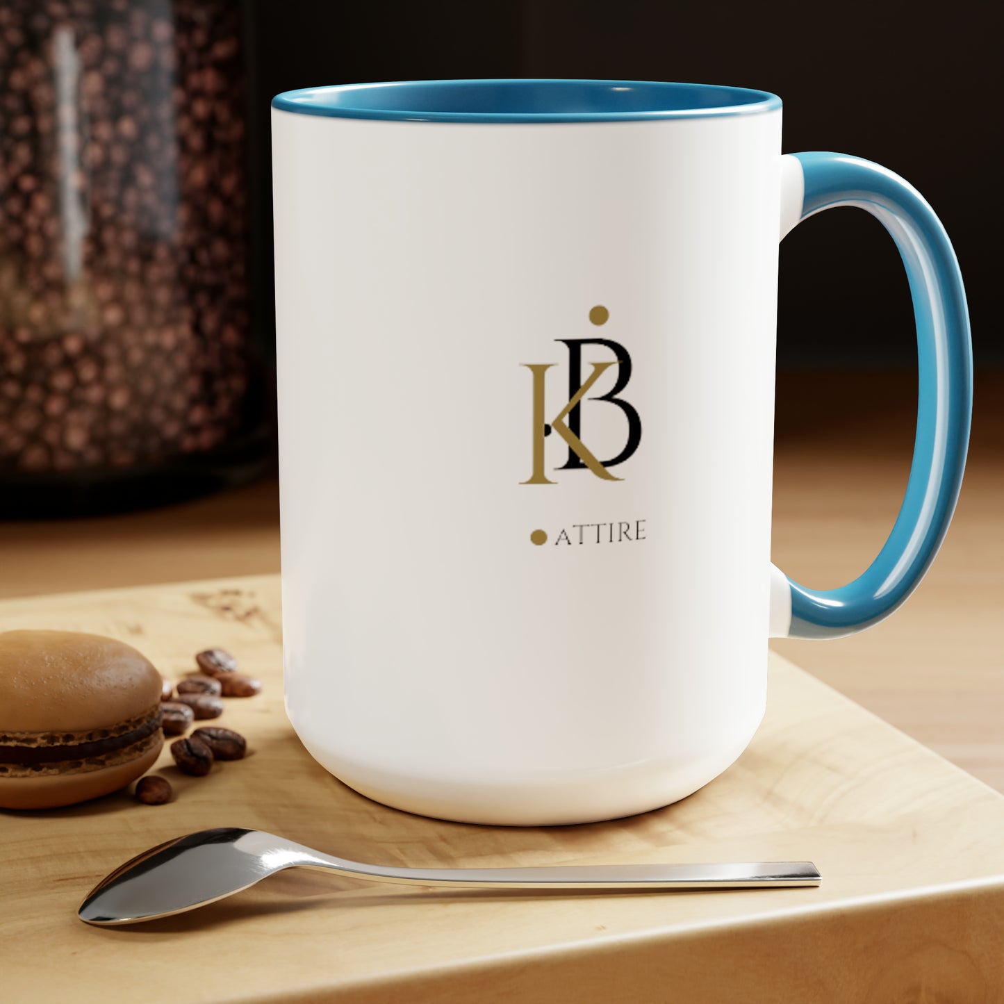Two-Tone Coffee Mugs, 15oz