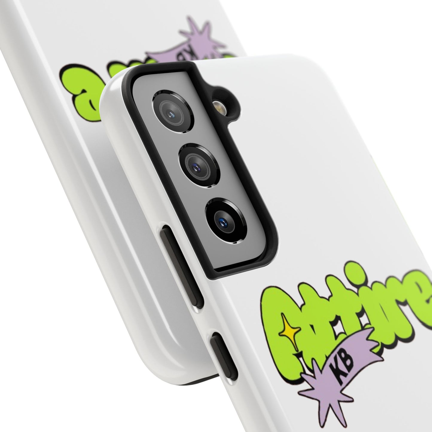 KB Attire Cartoon Phone Case (White)