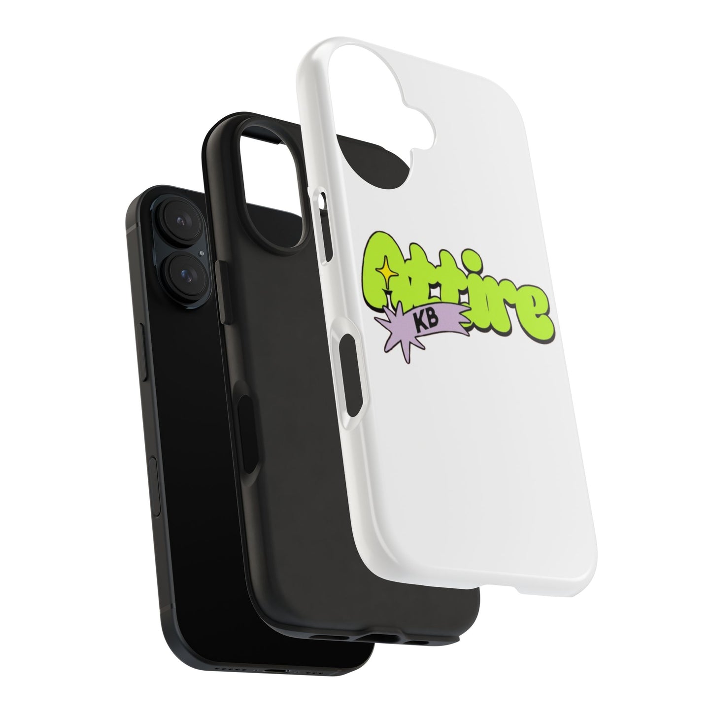 KB Attire Cartoon Phone Case (White)