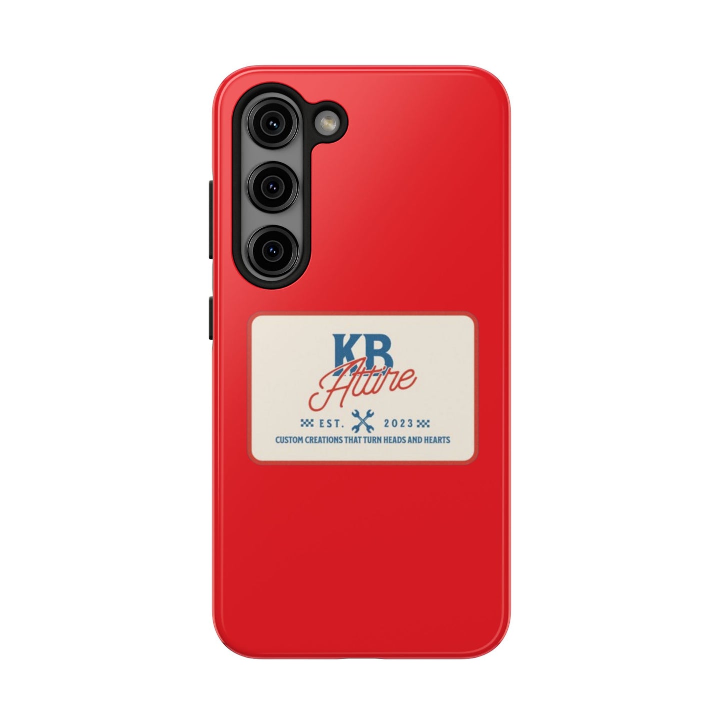 KB Attire 'The Patch' Phone Case (Red)