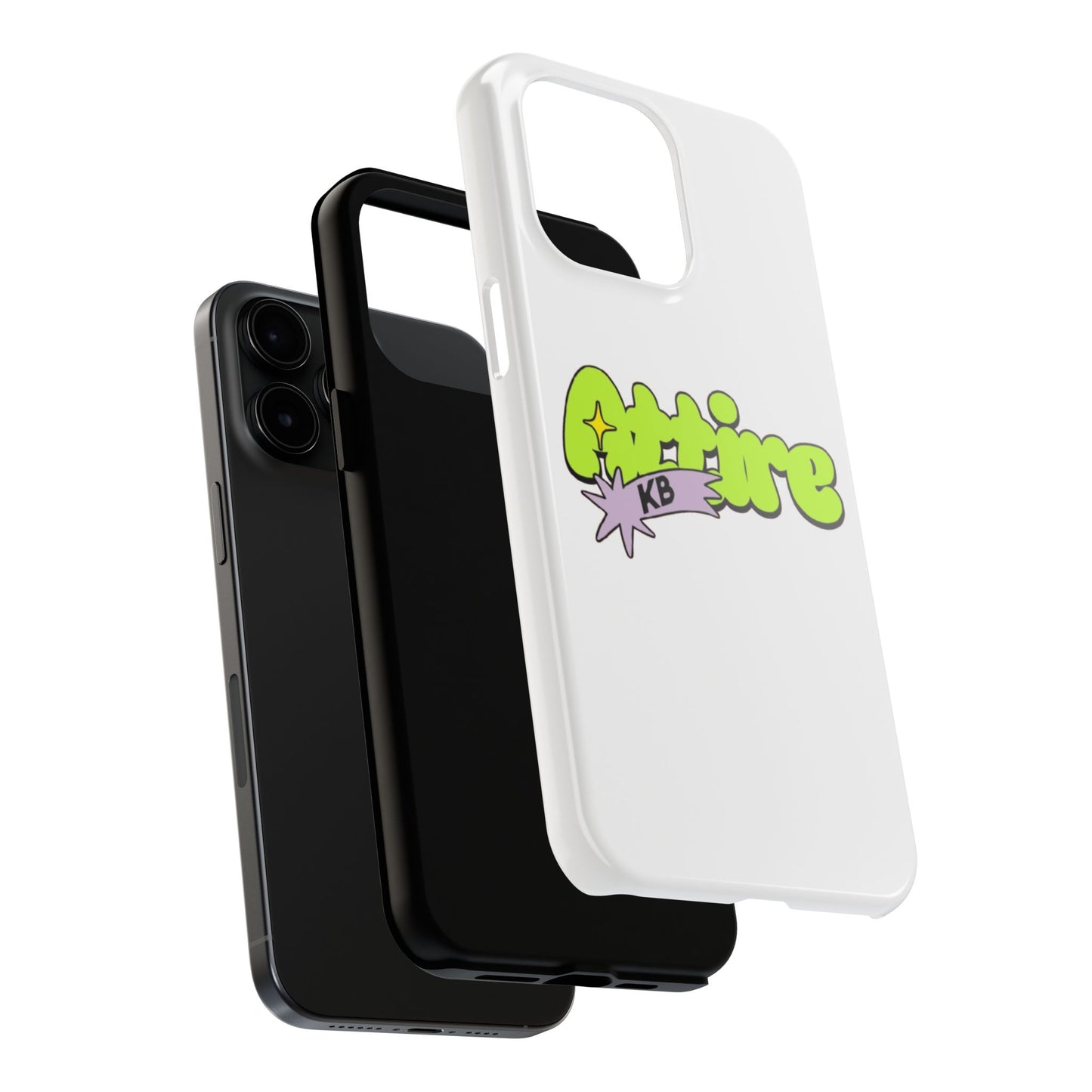 KB Attire Cartoon Phone Case (White)