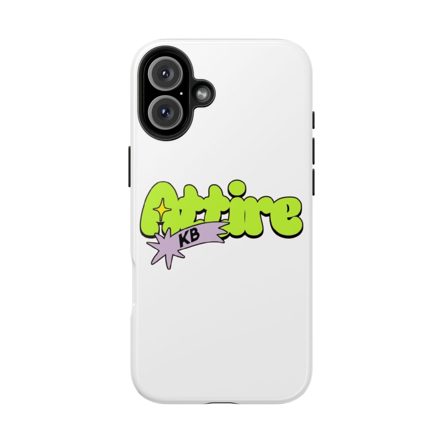 KB Attire Cartoon Phone Case (White)