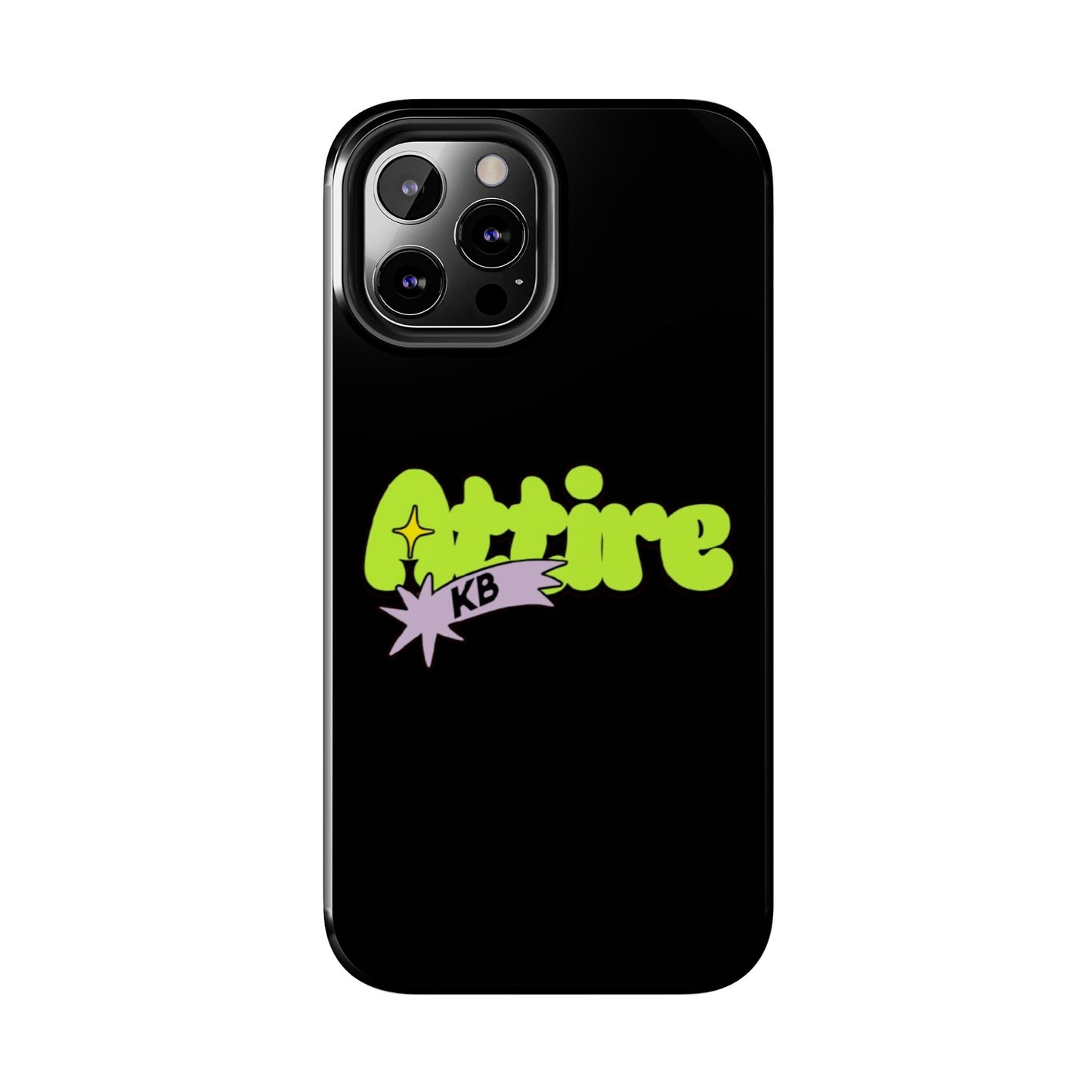 KB Attire Cartoon Phone Case (Black)