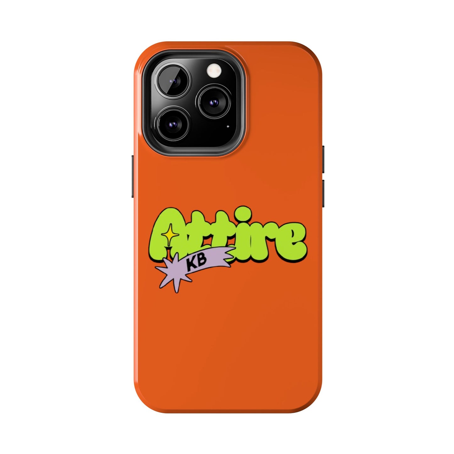 KB Attire Cartoon Phone Case (Orange)