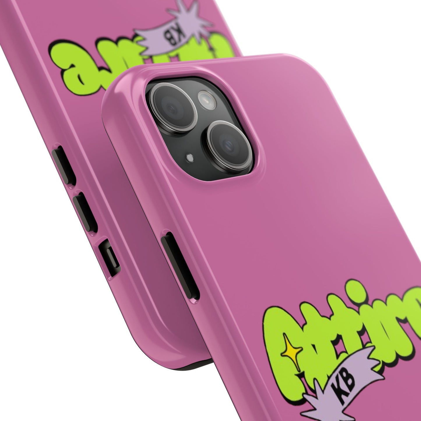 KB Attire Cartoon Phone Case (Pink)