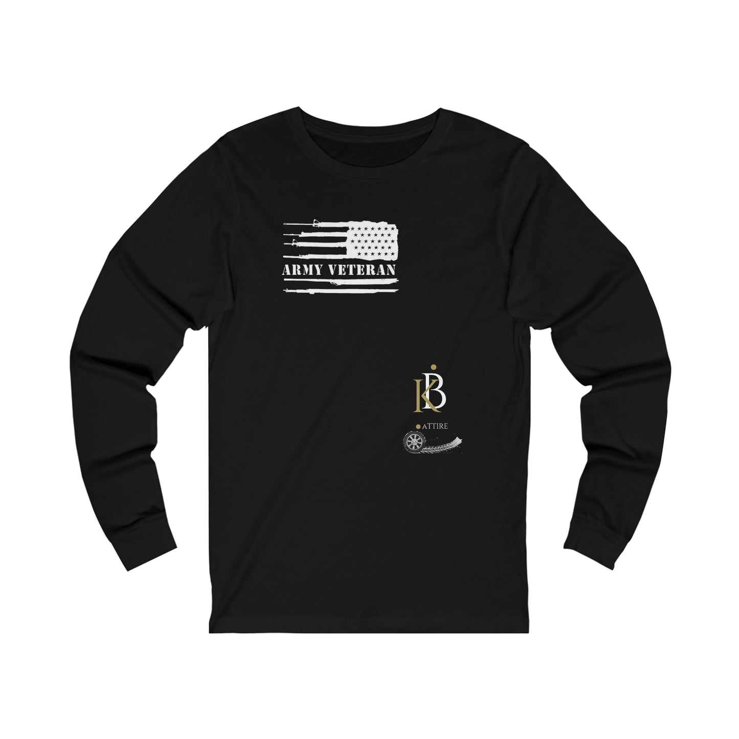 Custom KB Attire Black "Riding Deep" Unisex Jersey Long Sleeve Tee