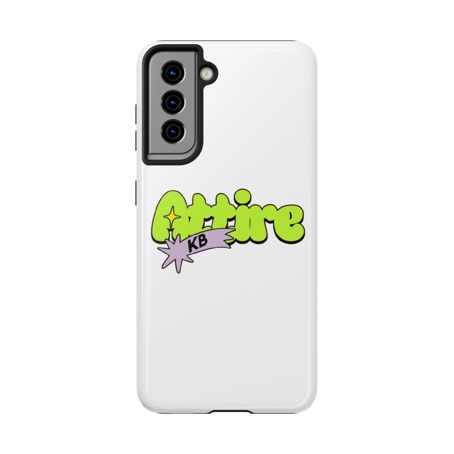 KB Attire Cartoon Phone Case (White)