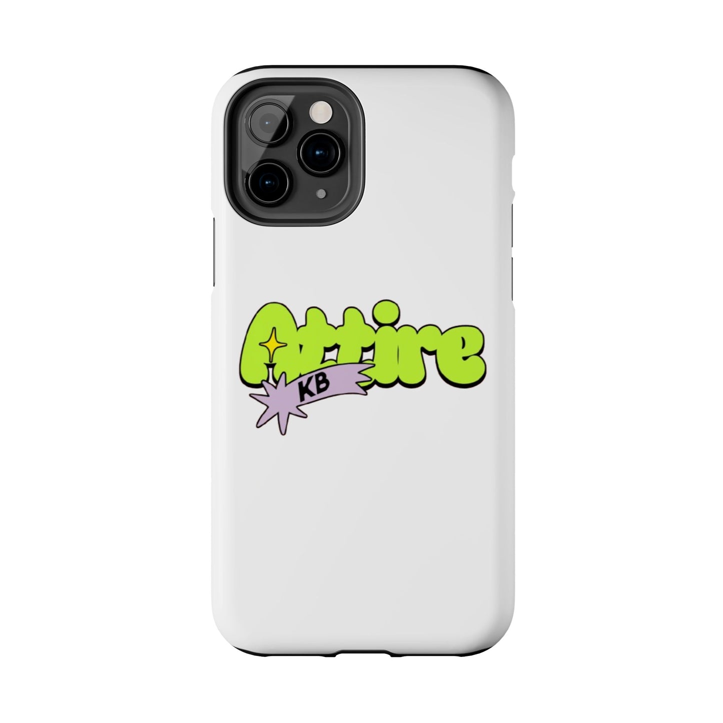 KB Attire Cartoon Phone Case (White)