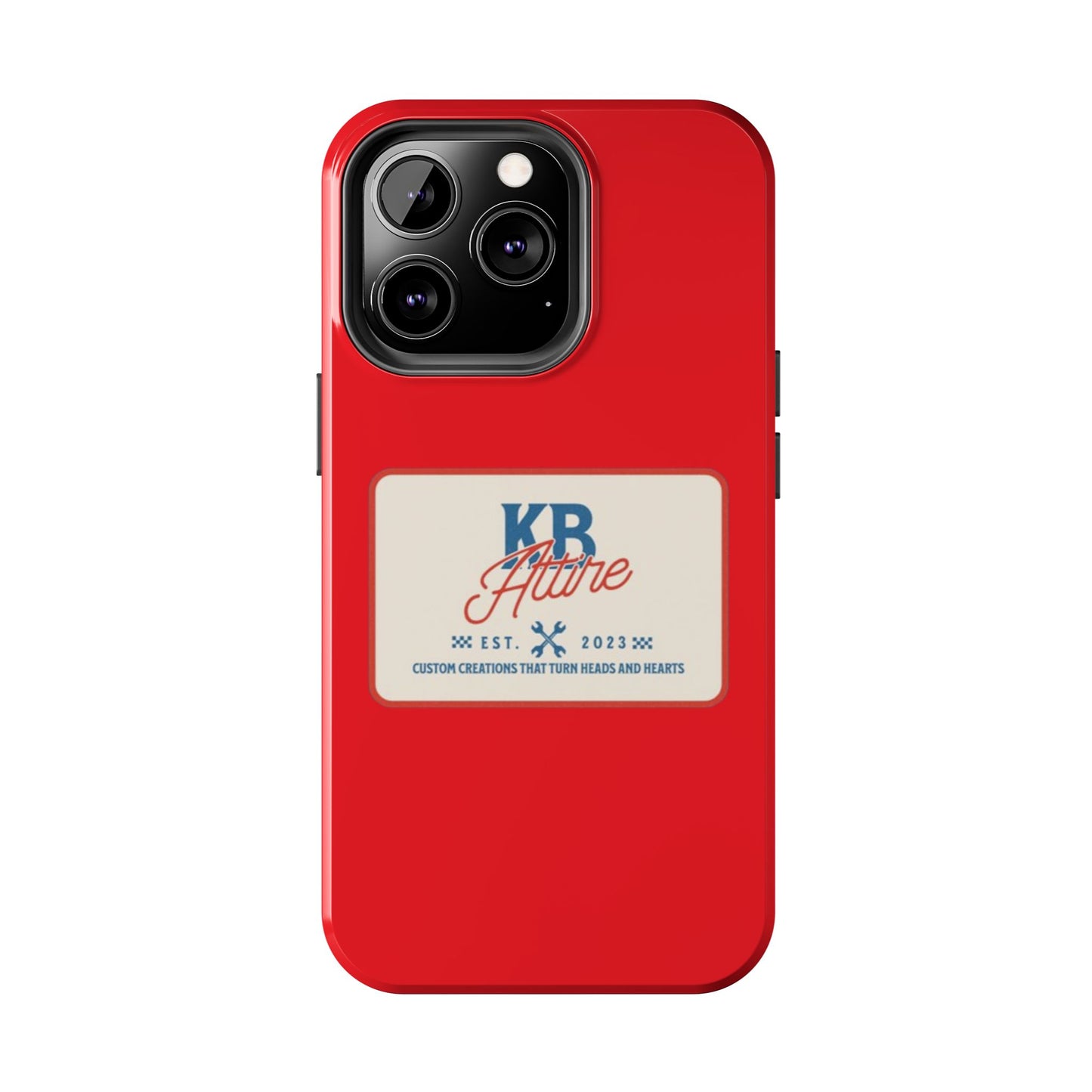 KB Attire 'The Patch' Phone Case (Red)