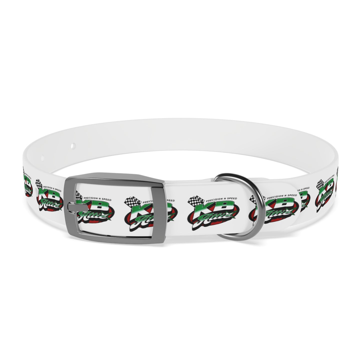 KB Attire Race-Themed Dog Collar