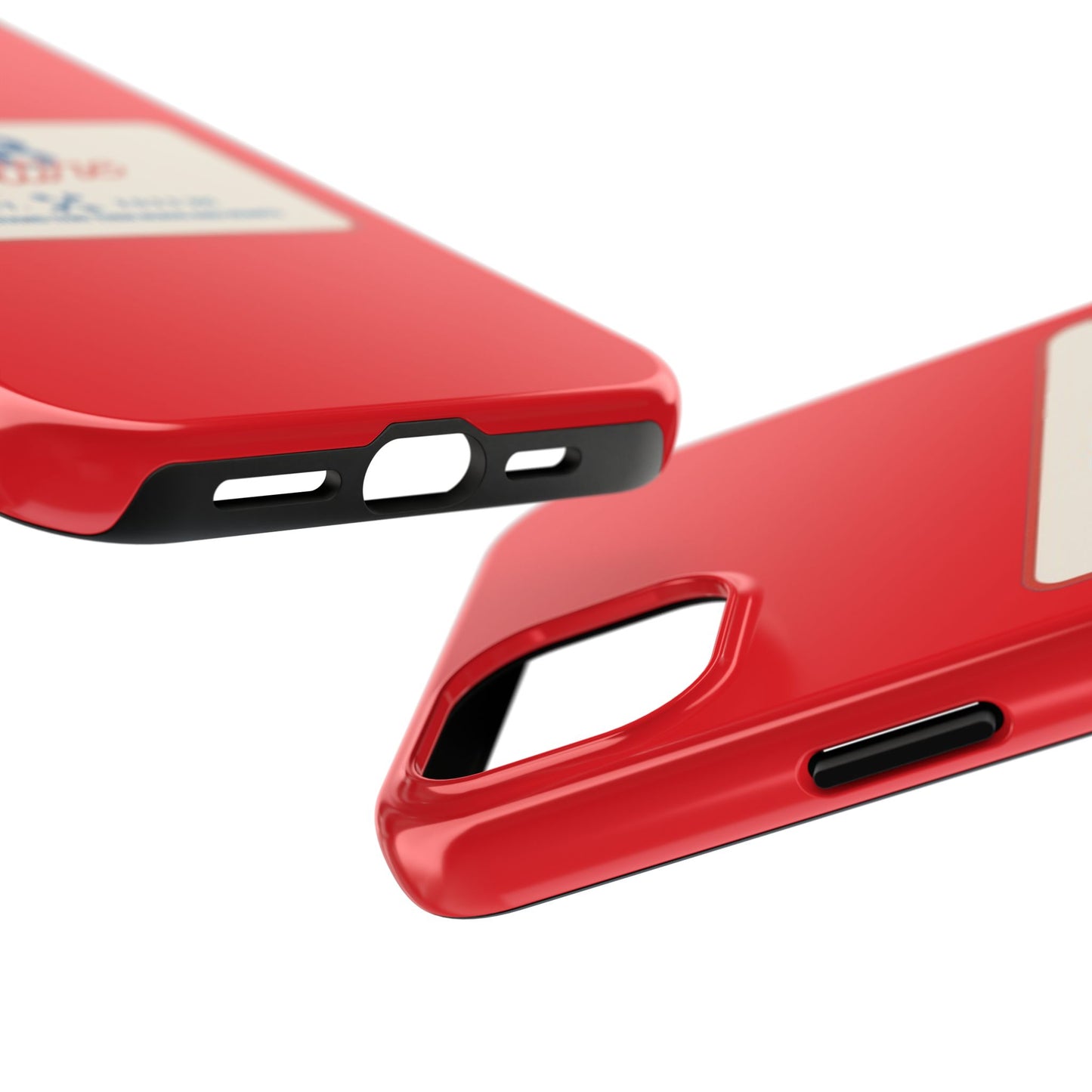 KB Attire 'The Patch' Phone Case (Red)